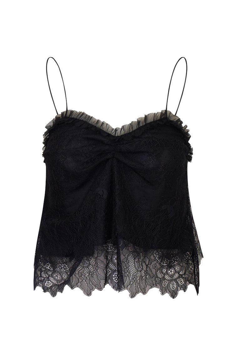 Ferni Lace Cami Top for Women - Elegant Summer Sleeveless Tank Tops | Perfect for Beach, Party & Casual Wear