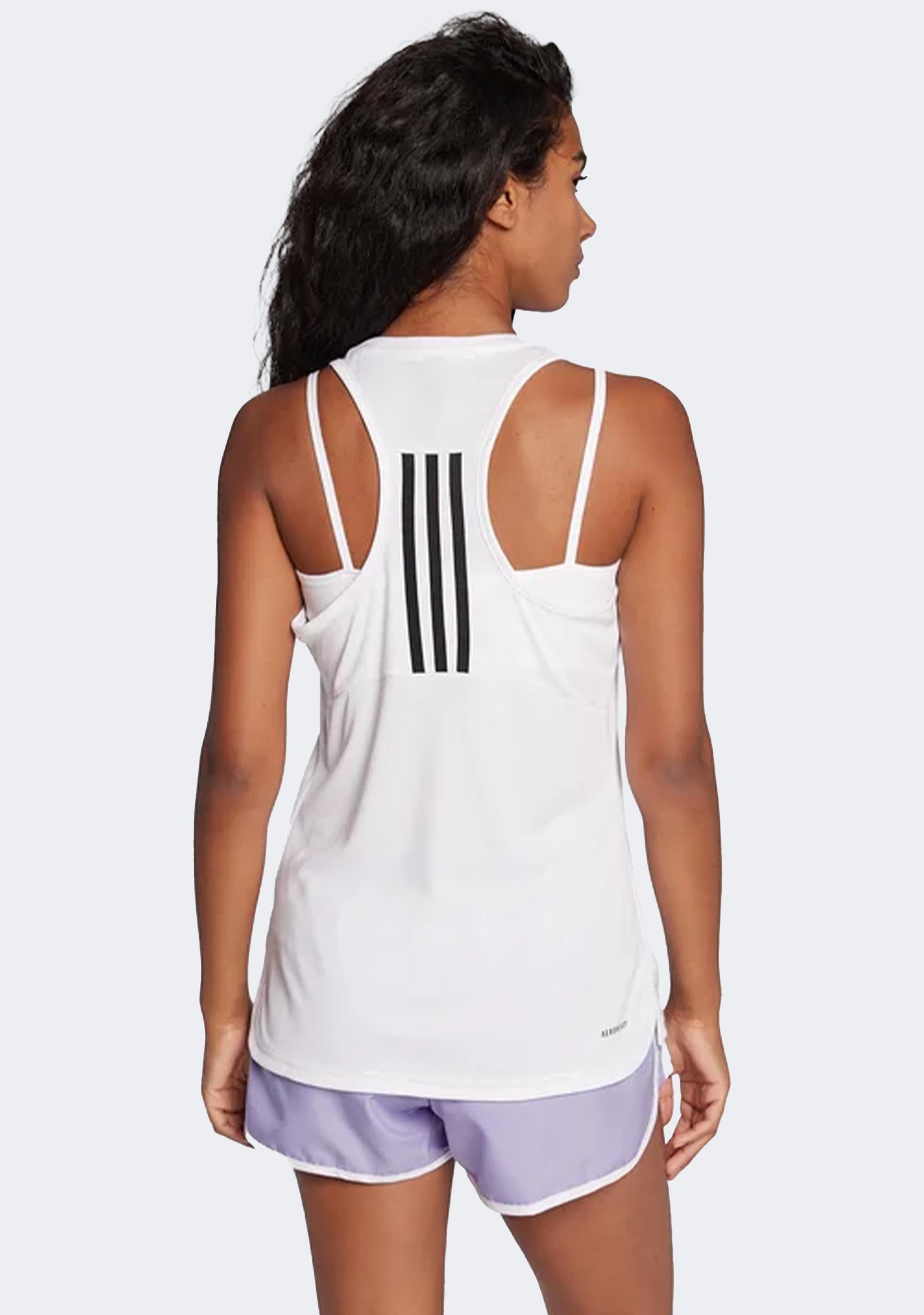 Adidas Women's Designed 2 Move 3S Tank Top - Breathable Workout Shirt for Running, Yoga & Gym - Lightweight Activewear for Women