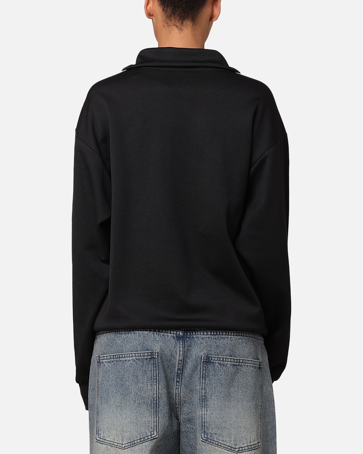 Adidas Funnel Neck Track Jacket for Men - Black Athletic Running Jacket with Zipper Pockets | Perfect for Gym, Jogging & Outdoor Sports
