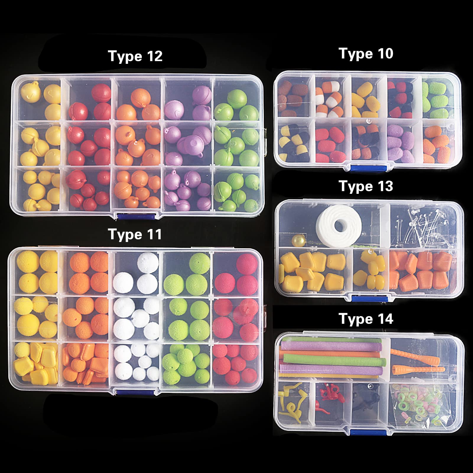 Ubersweet® 87-Piece Carp Fishing Kit with Floating STD Locator, Bait Rigging Tools & Rubber Rings | Complete Fishing Accessories Set in STO Storage Box | Perfect for Carp Angling, Tournament Fishing & Freshwater Fishing Adventures