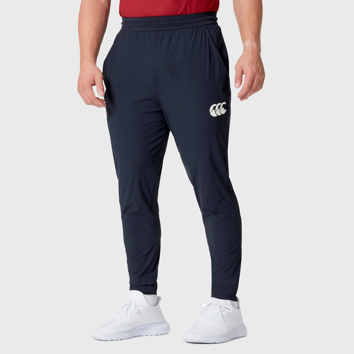 Canterbury British & Irish Lions Men's Everest Woven Rugby Pants - Navy Blue Athletic Training Trousers for Rugby, Football & Outdoor Sports