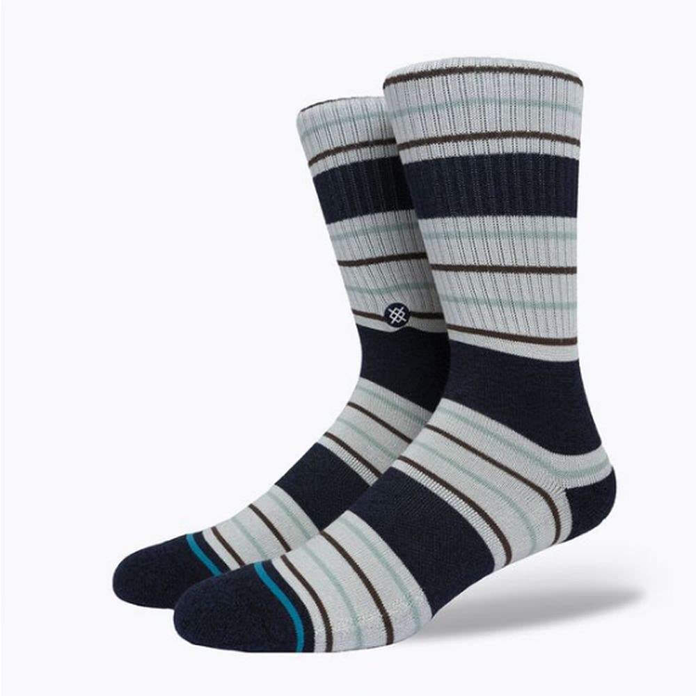 Premium Cotton Crew Socks 3-Pack for Men - Soft Breathable Athletic Socks for Running, Gym & Everyday Comfort - Black/Gray/White