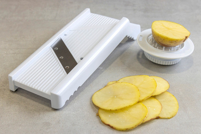 7-in-1 Mandoline Slicer & Vegetable Grater Set - Stainless Steel Multi-Function Kitchen Tool for Slicing, Dicing, Julienne - Perfect for Salads, Meal Prep & Healthy Cooking