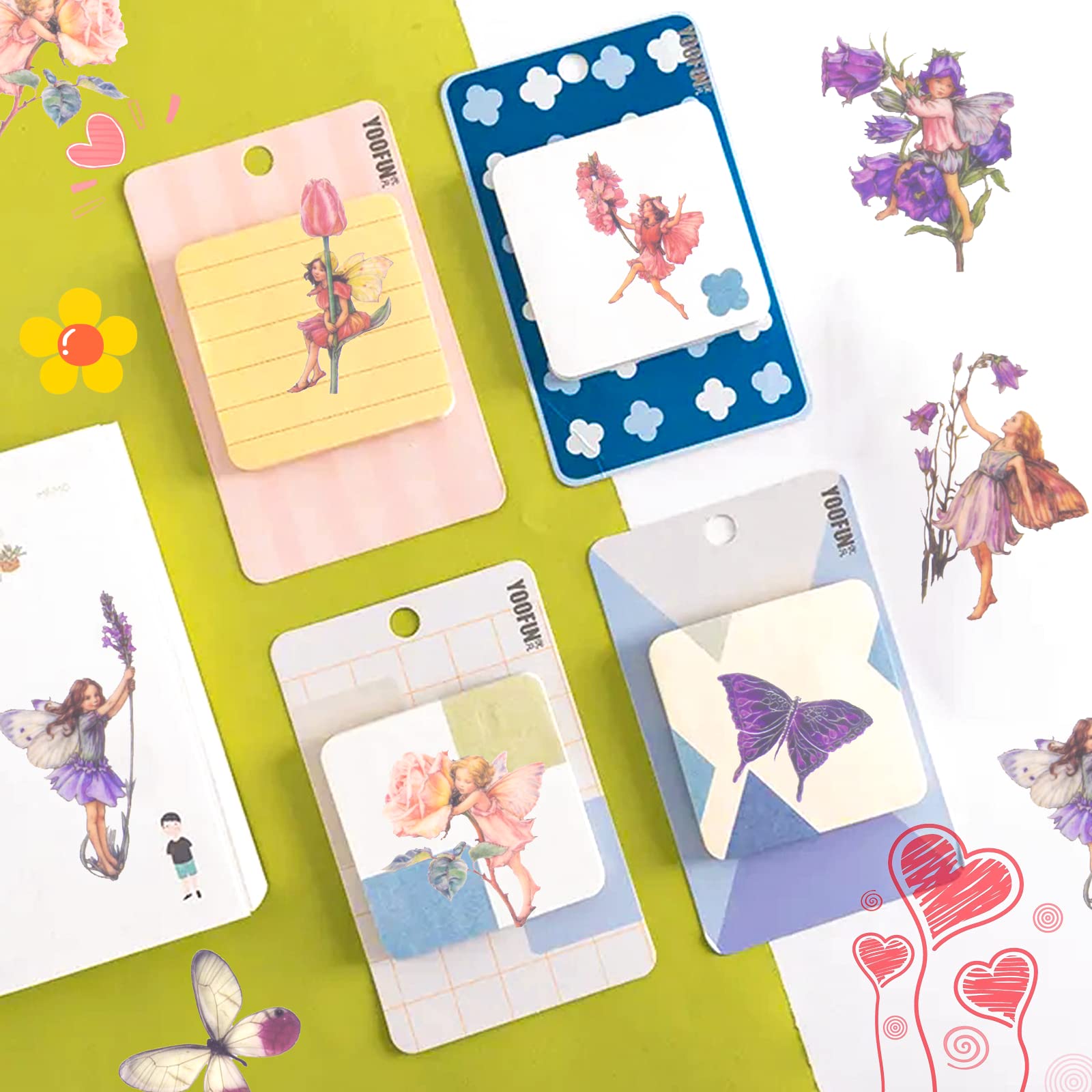 90 Pieces Fairy Stickers for Scrapbook, DIY Crafts - Transparent Flower Fairy Patches for Scrapbooking, Hand Ledger, Phone Case, Laptop & Diary Decoration (Sunburst & Twilight) - Perfect for Journaling, Bullet Journals, and Gift Wrapping