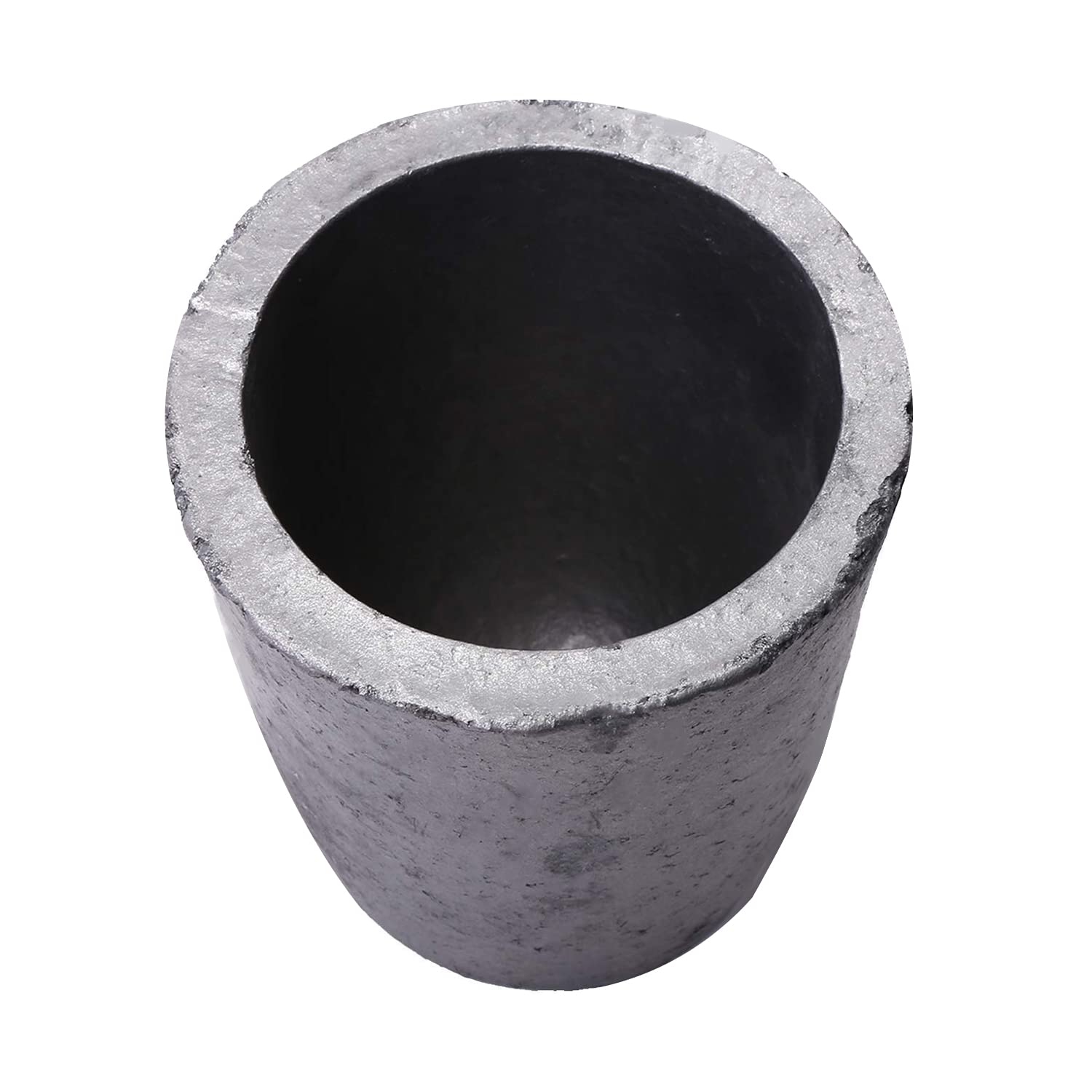 Nisorpa 6KG Graphite Crucible for Metal Melting - High-Temperature Resistant Silicon Graphite Cup for Aluminum, Zinc, Silver, Copper & Brass Casting - Perfect for Furnace, Torch & Foundry Use