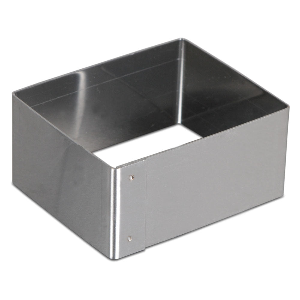 Rectangular Ring - 2.5 x 2 x 1.2 Inch Stainless Steel Minimalist Jewelry for Women - Perfect for Everyday Wear, Stacking Rings & Gift Giving