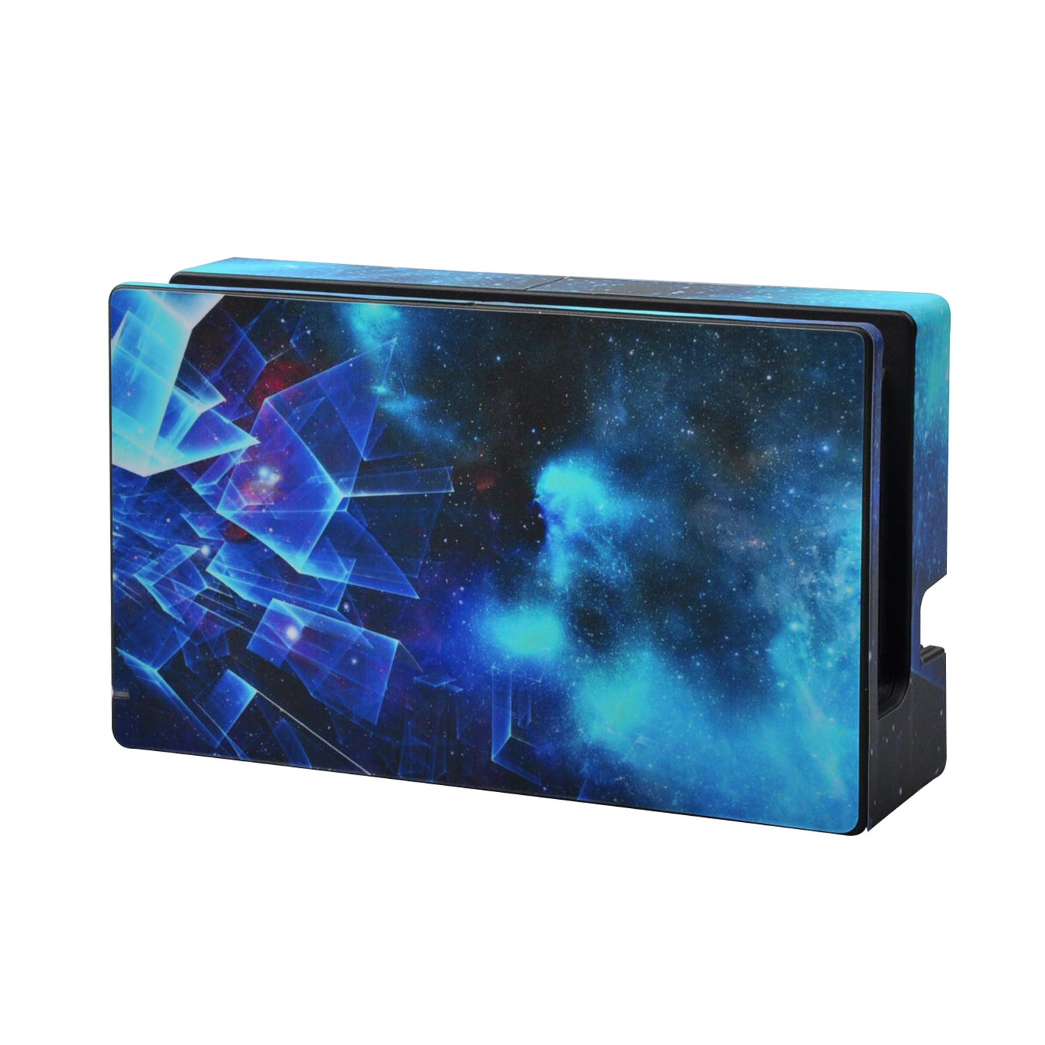eXtremeRate Galaxy Skin Sticker for Nintendo Switch Console, Joycon & Dock with 2 Screen Protectors - Multi-Dimensional Design for Gaming Protection & Customization | Perfect for Switch Accessories, Gaming Setup & Personalization