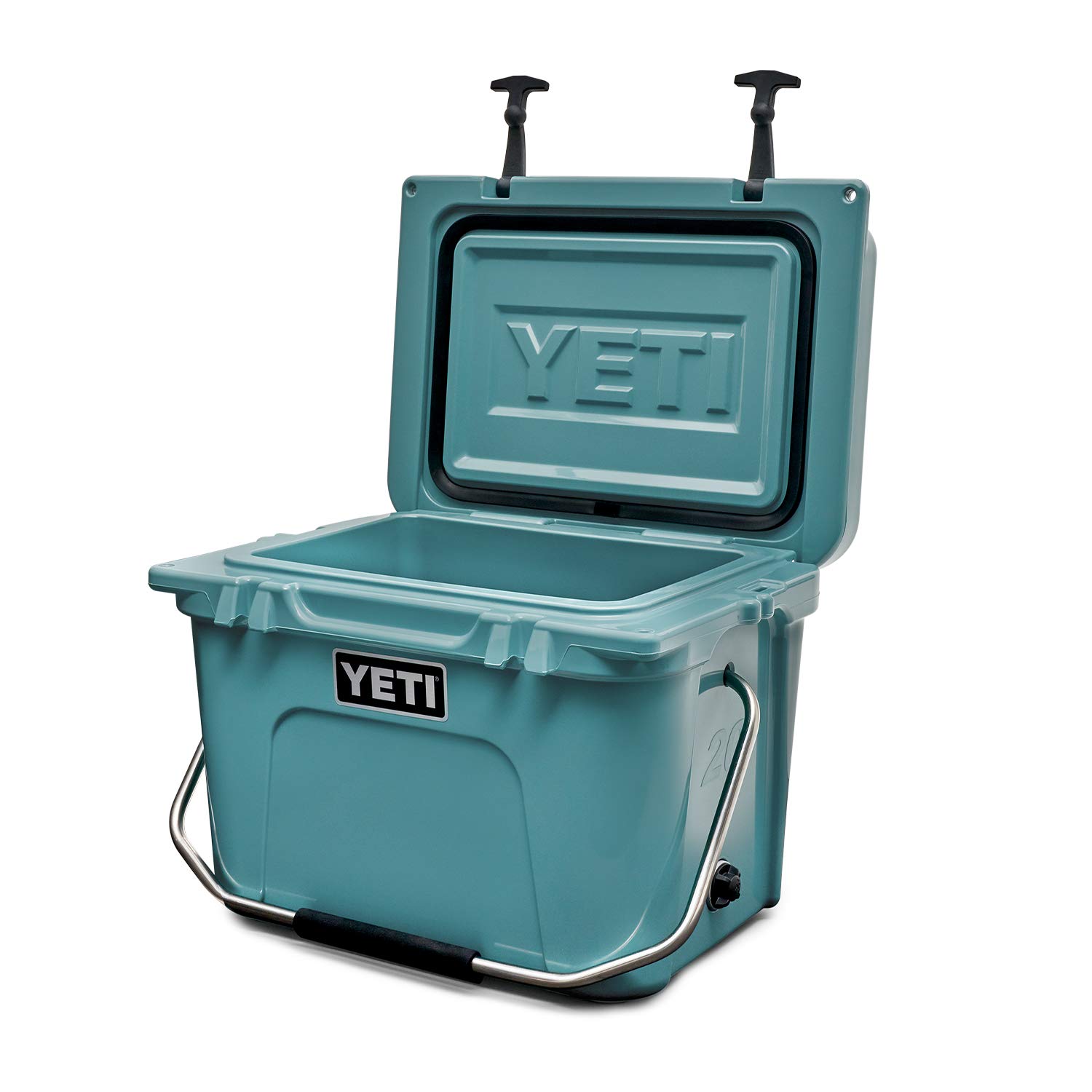 YETI Roadie 20 Cooler - 20-Quart Portable Hard Cooler with Ice Retention, River Green - Perfect for Camping, Beach Trips, and Outdoor Adventures