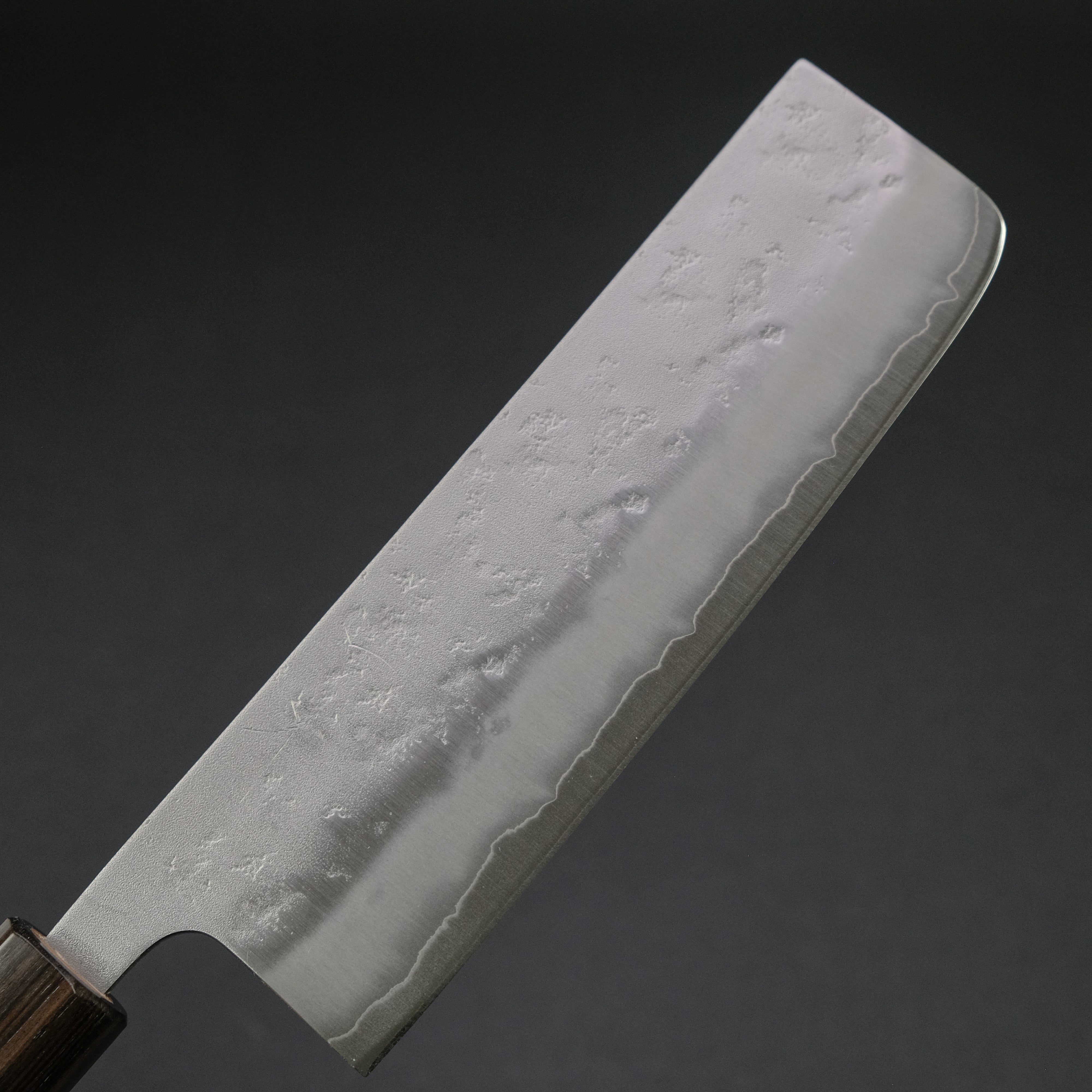 Hitohira Futana S3 Nashiji Nakiri Japanese Chef Knife 165mm - Premium Cherry Wood Handle - Perfect for Slicing Vegetables & Herbs - Ideal for Home Cooks & Professional Chefs