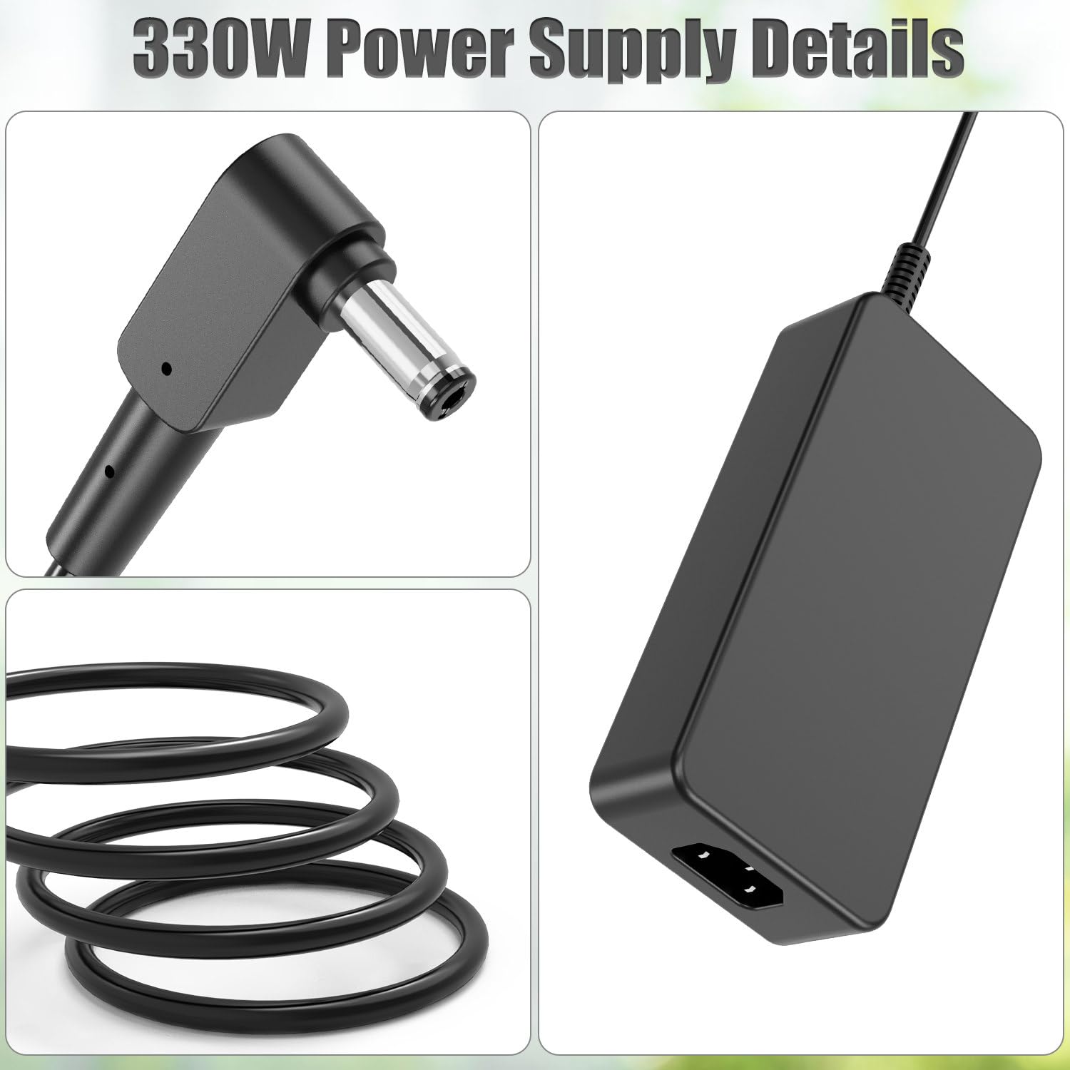 330W AC Laptop Charger for Acer Predator Helios 18/16/15, Triton 17 X, Nitro 17/16/15 - Compatible with PH18-71, PHN16-71, PTX17-71, AN17-51 Models - Replacement Power Adapter for Gaming & Work Laptops - Fast Charging for Home, Office & Travel Use