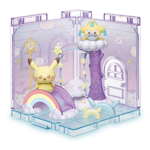 Pokemon Peaceful Place House Miniature Doll Set - Cute Collectible Figures for Display, Gifts & Anime Decor | Perfect for Bedroom Shelves, Office Desks & Pokemon Fan Collections
