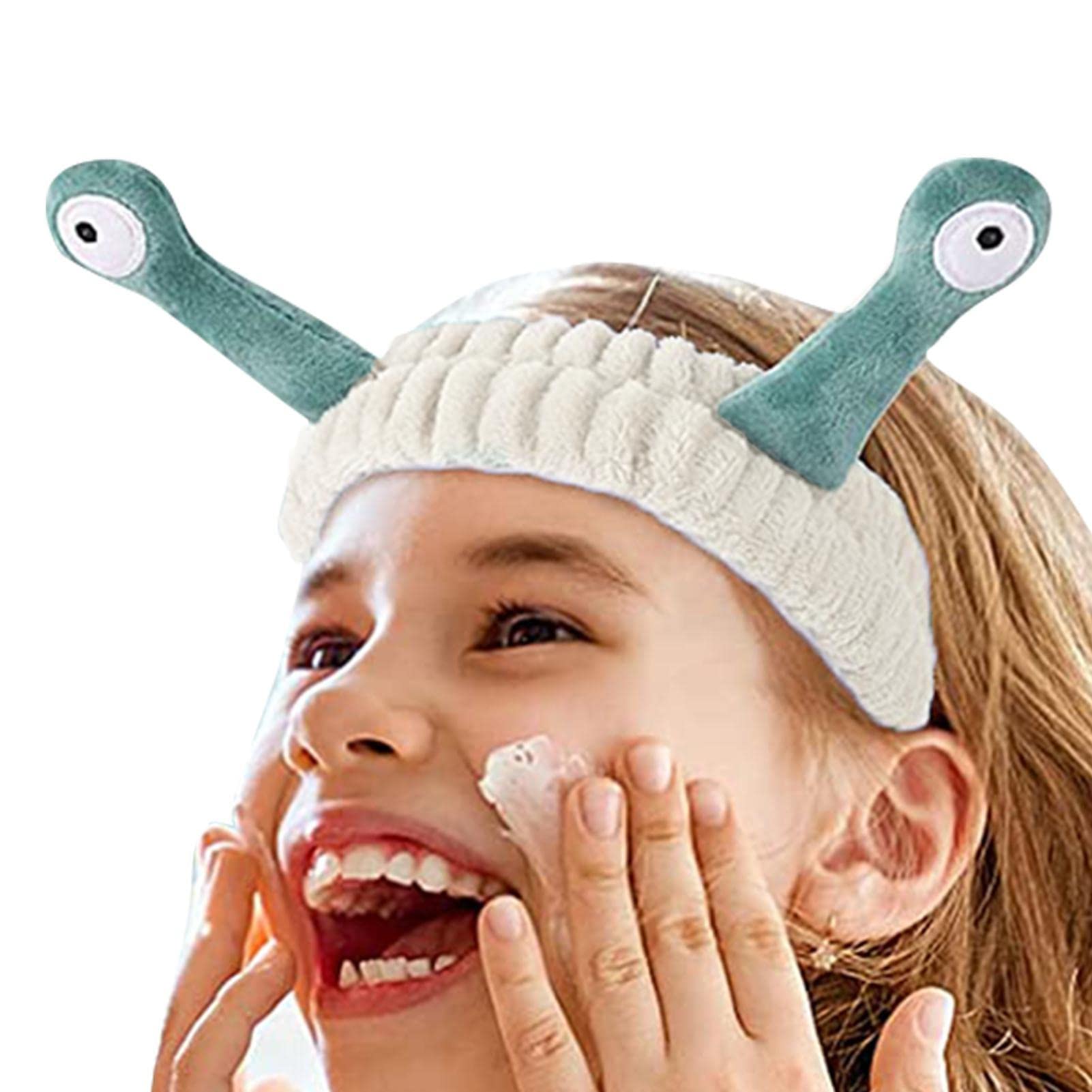 Snail Ultra Absorbent Skincare Headband for Women - Soft Face Wash & Makeup Headband, Shower & Spa Hair Band for Girls - Perfect for Skincare Routine, Bathing & Relaxation