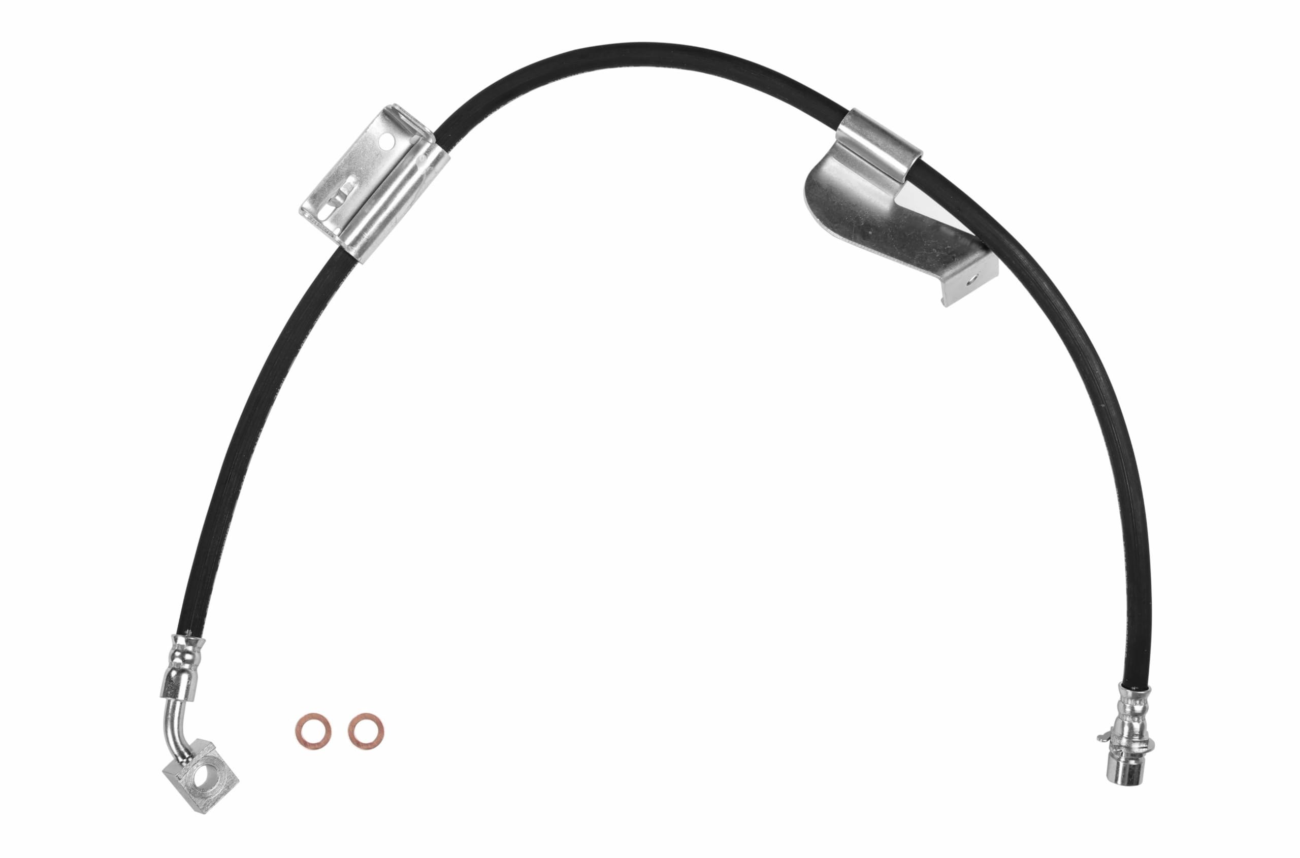 Sunsong 2201812 Brake Hydraulic Hose - High Performance Replacement Hose for Trucks, SUVs & Commercial Vehicles - Durable & Reliable Braking System Component for Safe Driving