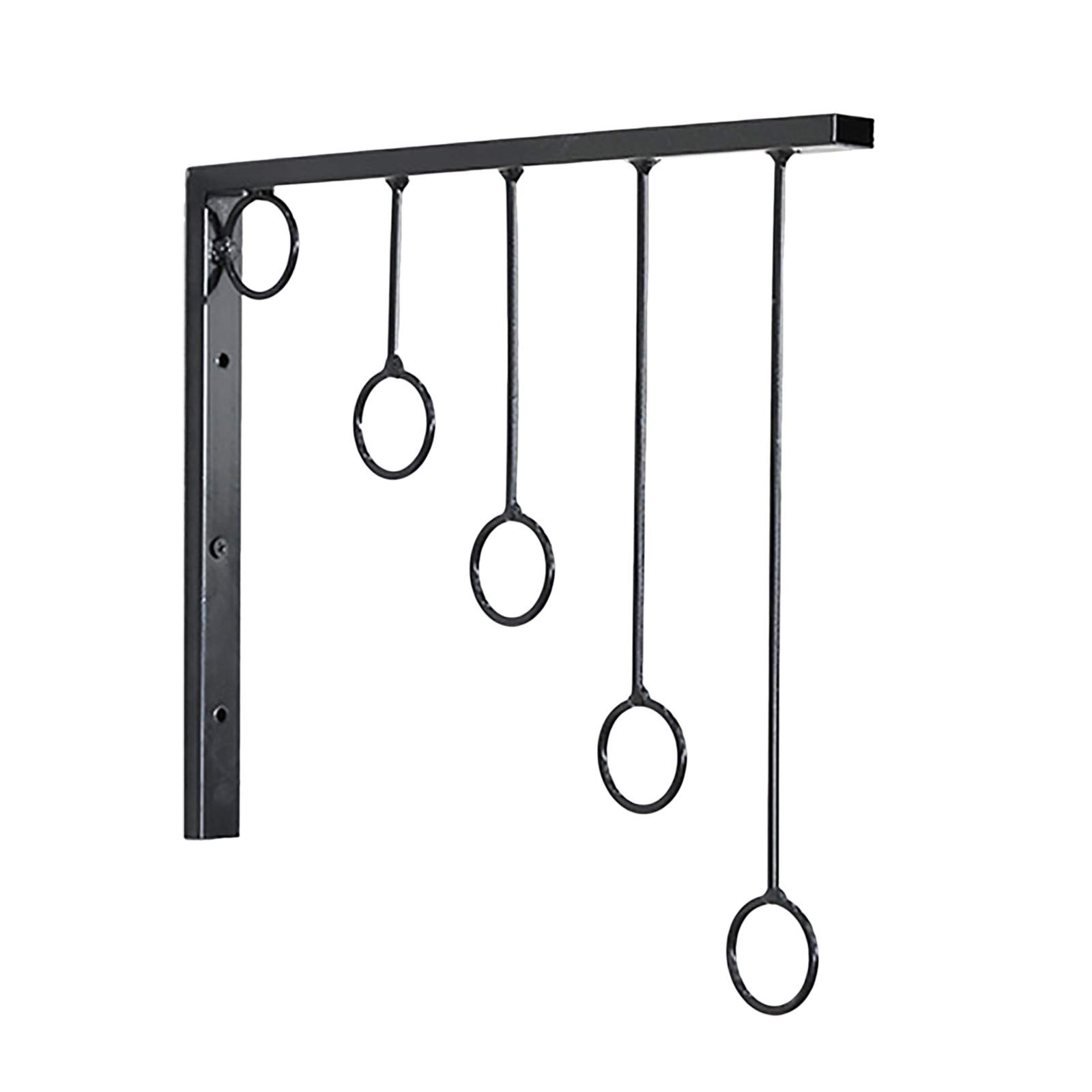 Wall Mounted Garment Rack - Heavy Duty Metal Clothes Hanging Rail for Home & Shop Display | Space Saving Roll Up Design | Perfect for Bedroom Closet, Retail Store & Laundry Room Organization