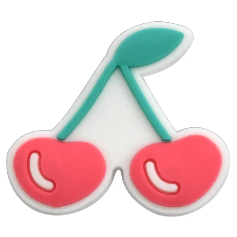 1Pcs PVC Summer Beach Ice Cream Cactus Shoe Charms for Crocs - Cute Shoe Accessories & DIY Decorations - Fits Crocs Shoes & Wristbands - Perfect for Beach Parties, Pool Days & Summer Fashion