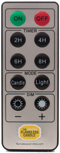 Flameless LED Candle Set with Remote Control - Lux Series Battery Operated Candles for Home Decor, Wedding, Romantic Dinner & Relaxation