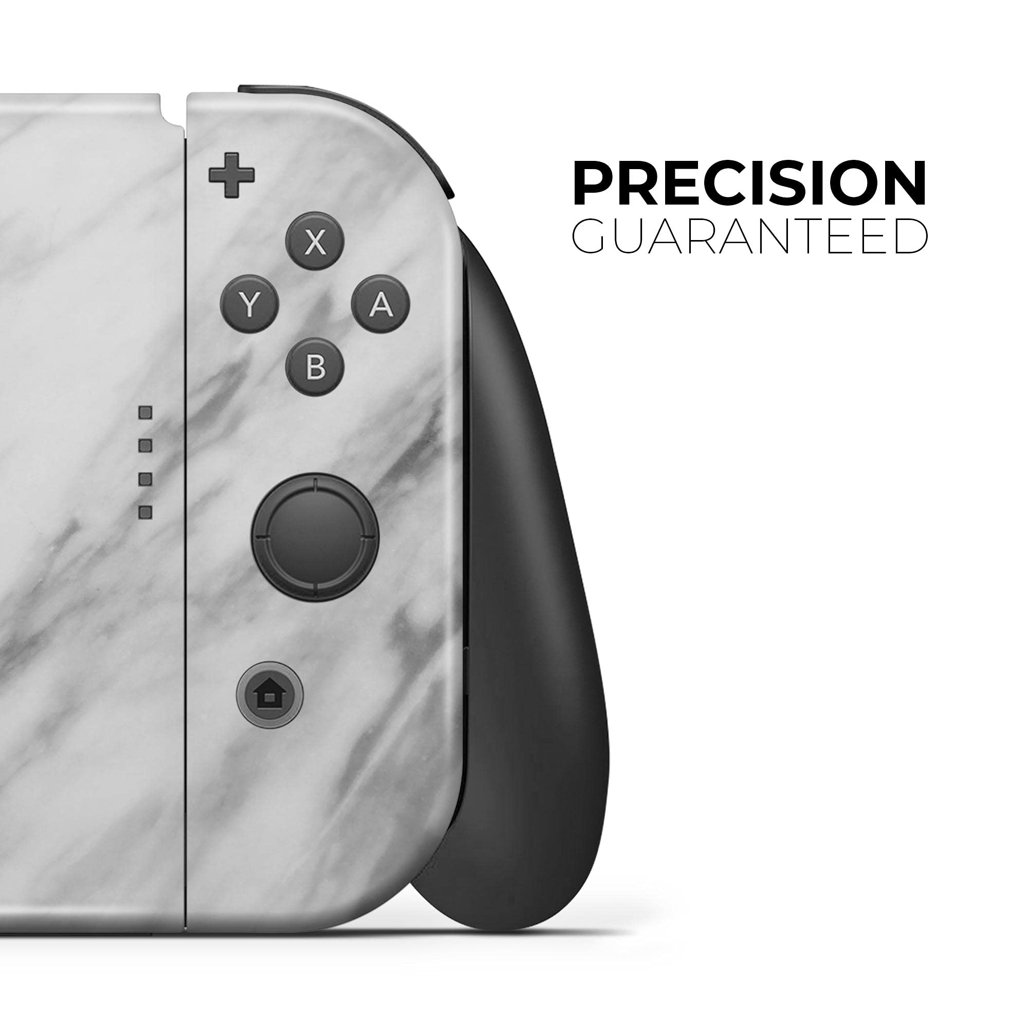 Nintendo Switch Console Bundle Compatible Skin Decal - Scratch-Resistant Removable Vinyl Wrap Cover - Slate Marble Design V10 - Perfect for Gaming Protection & Customization