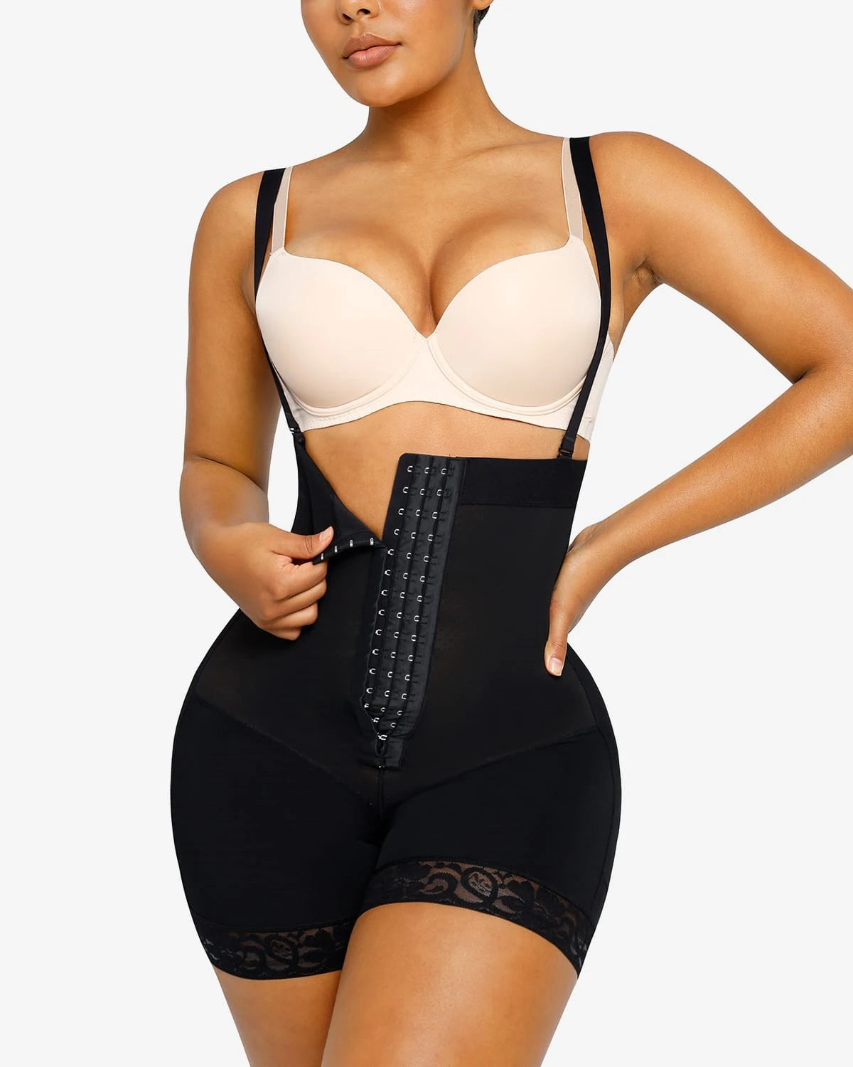 AirSlim® Core Sculpt Mid Thigh Shaper Shorts for Women - Tummy Control Shapewear & Body Shaping Shorts - Perfect for Workout, Yoga, and Everyday Wear