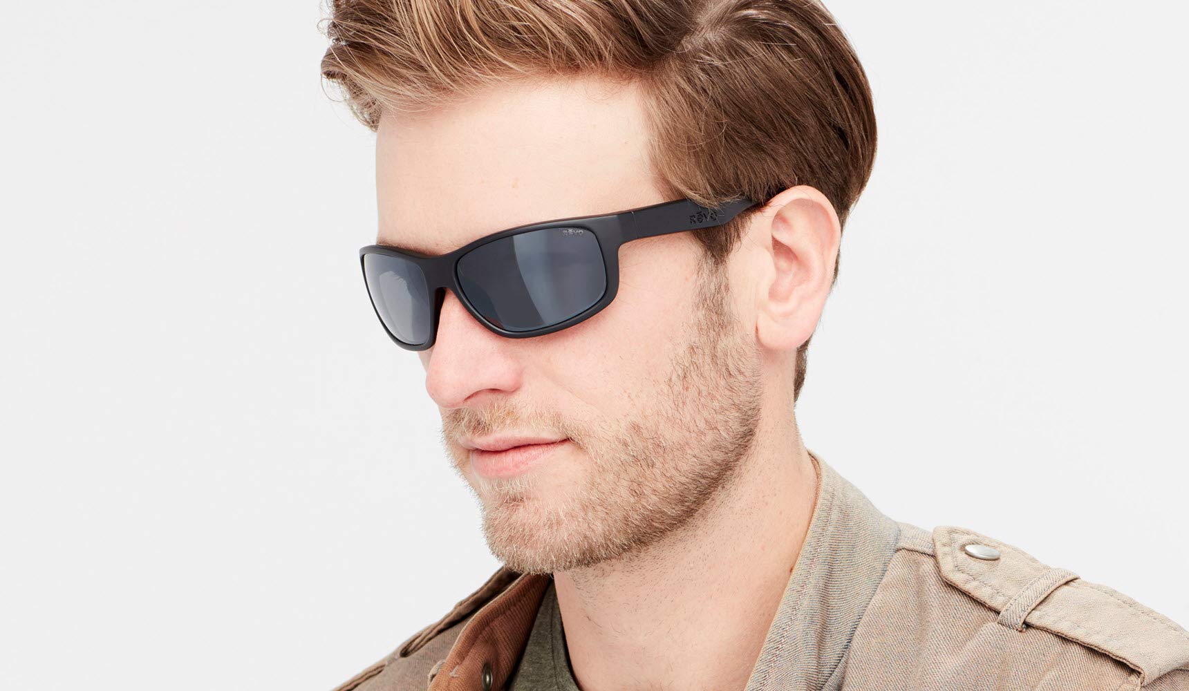 Revo Polarized Sunglasses - Bendable Wrap Frame for Sports & Outdoor Activities - UV Protection for Running, Cycling, and Driving