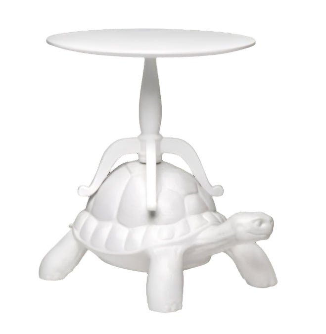 Qeeboo Turtle Carry Coffee Table - Unique Modern Home Decor for Living Room, Office & Lounge - Stylish Functional Furniture for Small Spaces & Apartments