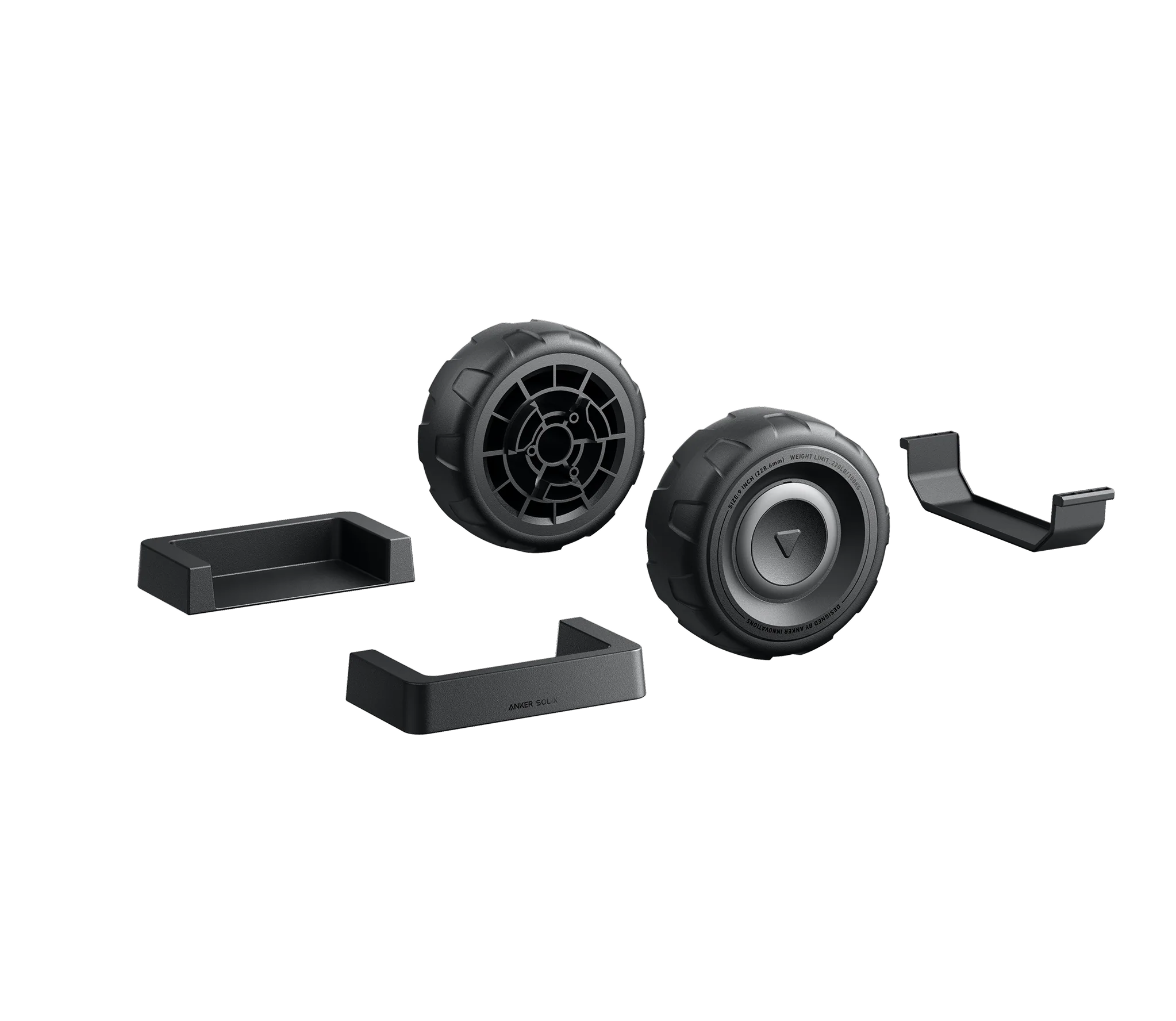 Anker SOLIX EverFrost 2 Beach Wheels - Portable Cooler Wheels for Outdoor, Camping & Beach - Heavy Duty All-Terrain Cart Wheels for Coolers, Ice Chests & Picnic Gear
