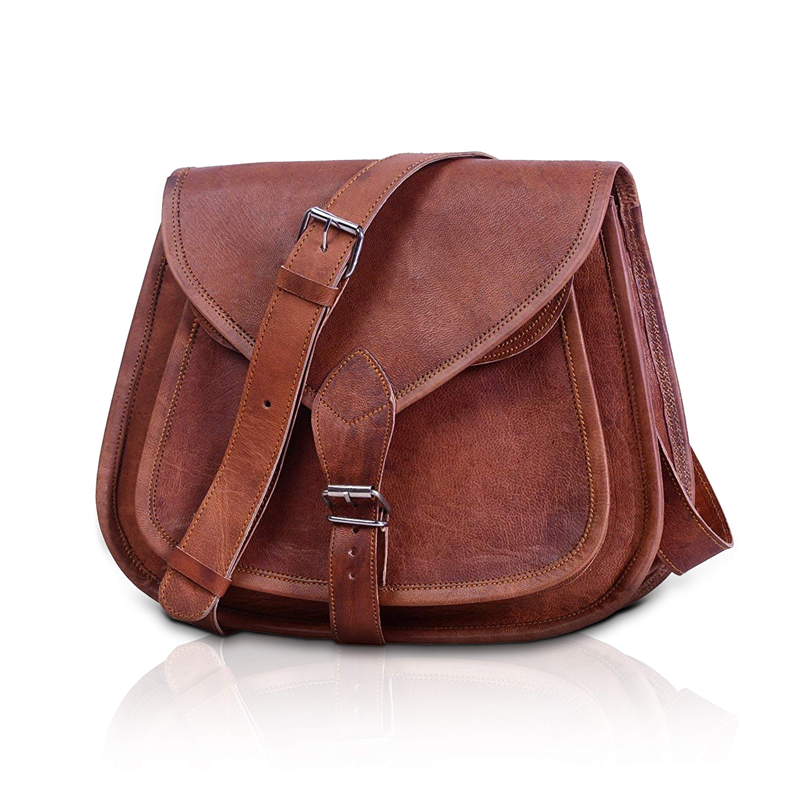 Women's Leather Crossbody Bag - Travel & Everyday Purse by KPL