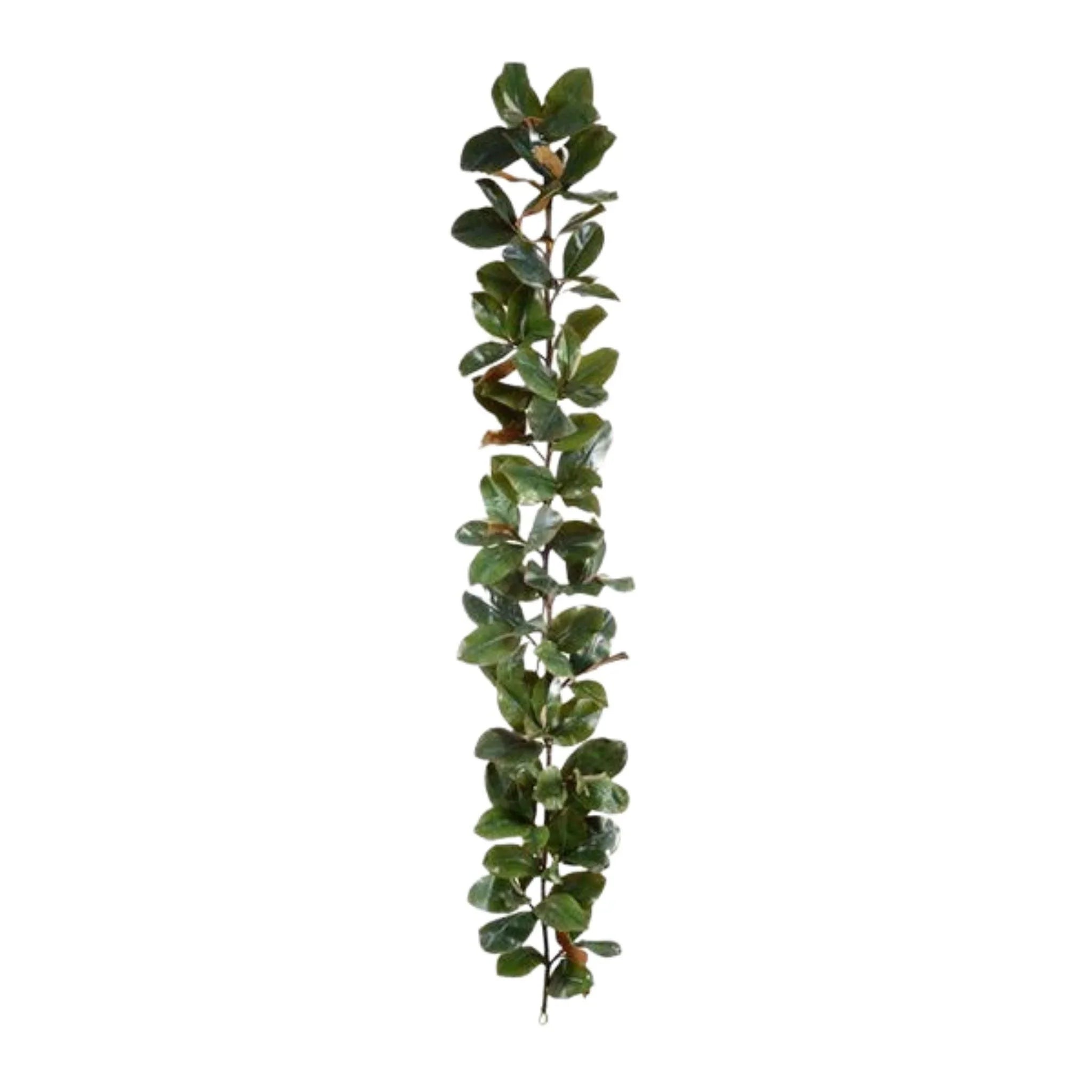 6' Classic Faux Magnolia Leaf Garland - Artificial Greenery for Home Decor, Wedding, Party & Event Decoration