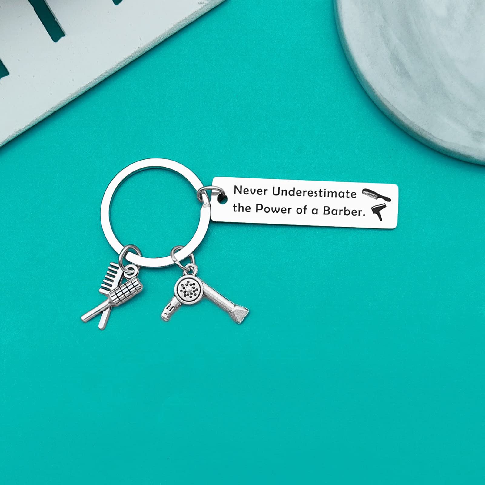 Professional Hairdresser Keychain - Perfect Gift for Hair Stylists, Cosmetology Graduates, Barber Shop Owners - Great for Christmas, Birthday, Appreciation Gifts (Men & Women) - Ideal for Salon Professionals, Beauty School Students & Hair Care Enthusiasts