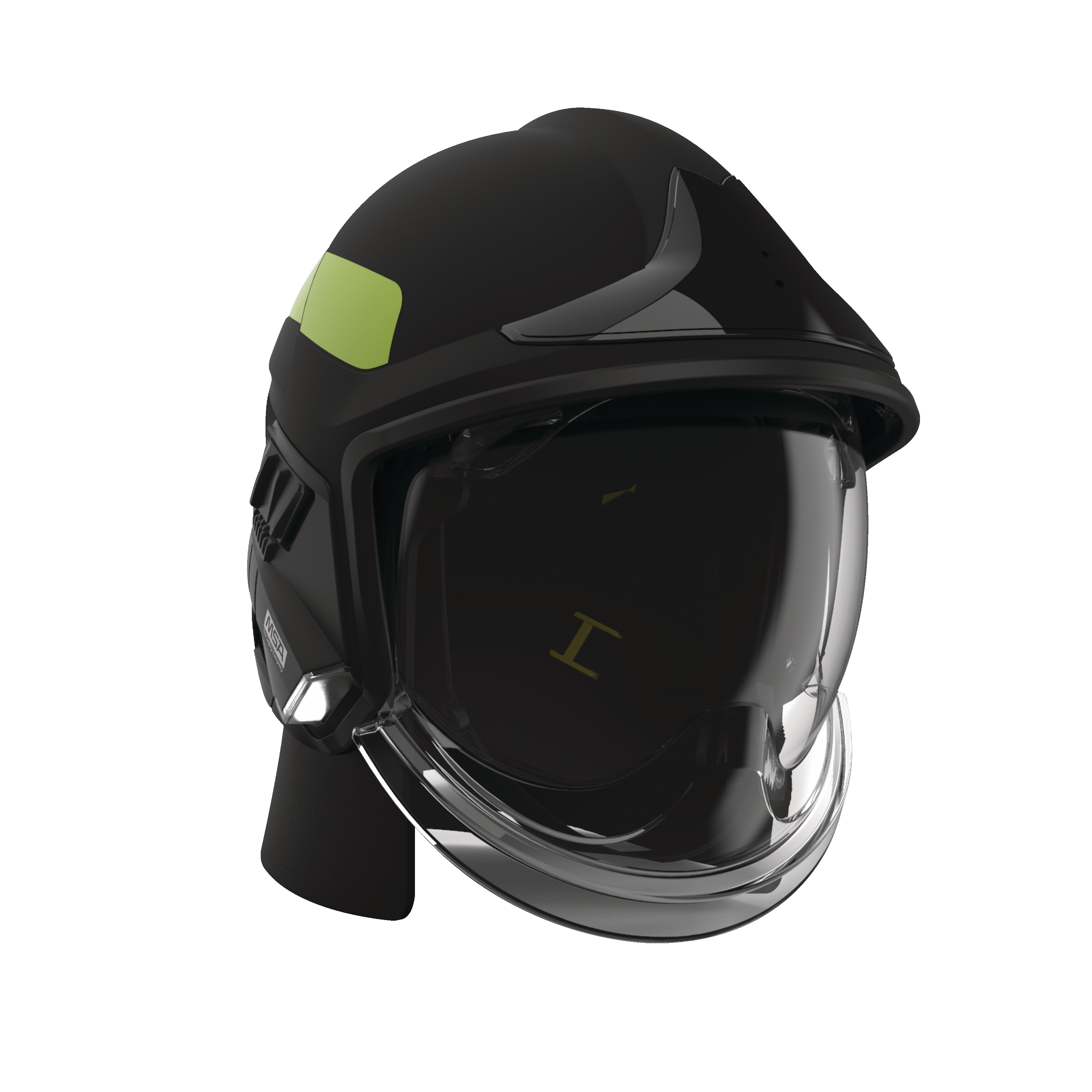 CAIRNS XF1 Modern Firefighter Helmet - Black Matte Finish | Lightweight & Durable Fire Safety Gear for Professional Firefighters & First Responders | Ideal for Emergency Rescue, Firefighting & Hazardous Environments