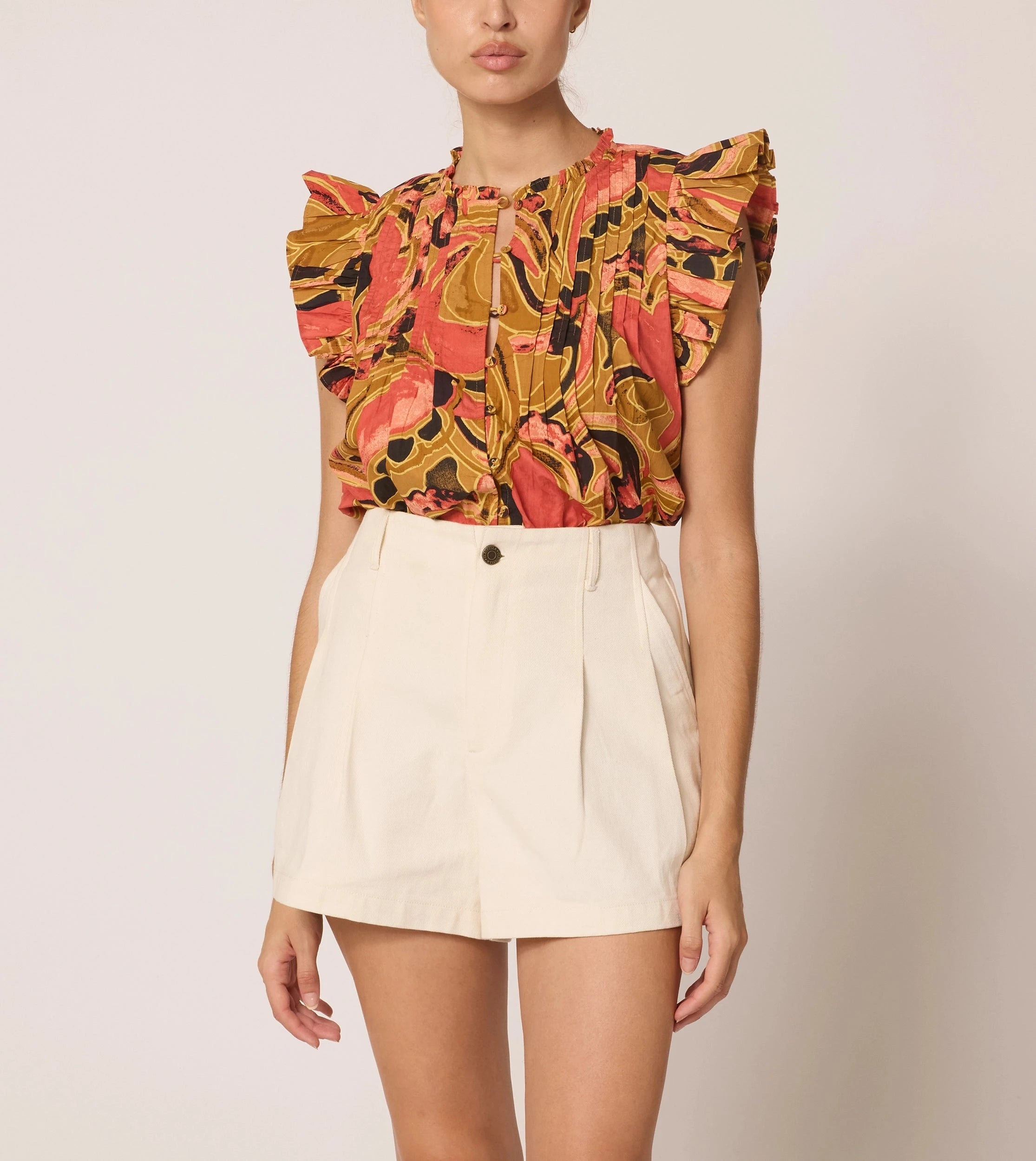 Maritza Blouse by Osaria | Elegant Women's Fashion Top for Work & Evening Out