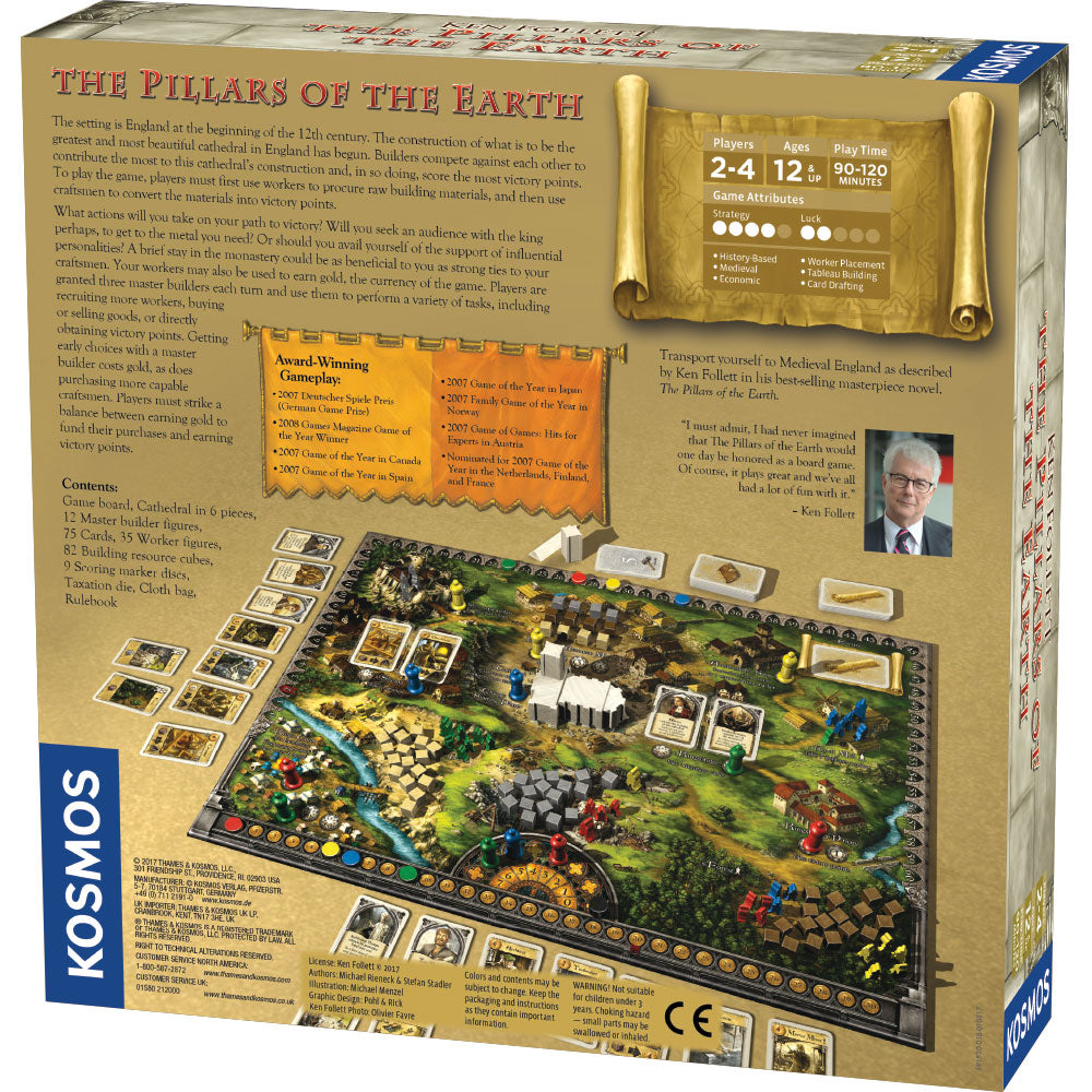 The Pillars of the Earth Novel - Historical Fiction Book by Ken Follett - Perfect for Book Clubs & Medieval History Enthusiasts