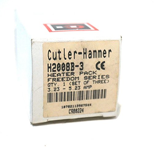 Cutler Hammer H2008B-3 Heater Elements (3 Pack) - Replacement Heating Coils for Industrial Equipment - Perfect for Ovens, Dryers & HVAC Systems