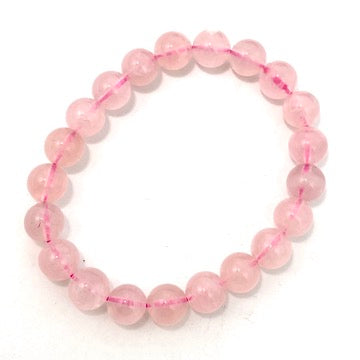 Natural Rose Quartz Bracelet for Women - Healing Crystal Jewelry for Stress Relief & Positive Energy - Perfect for Meditation, Yoga & Everyday Wear