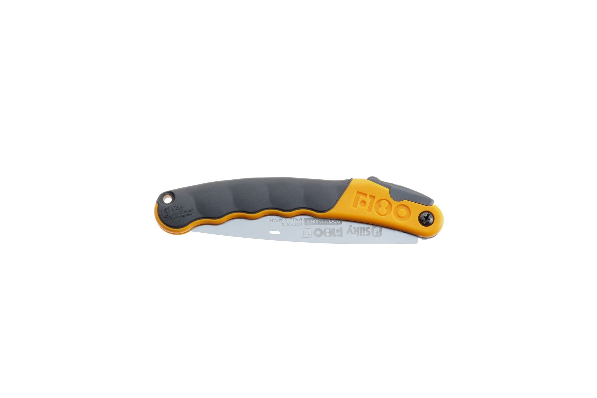Silky Professional F180 180mm Folding Saw with Fine Teeth (141-18) - Perfect for Woodworking, Camping & Outdoor DIY Projects