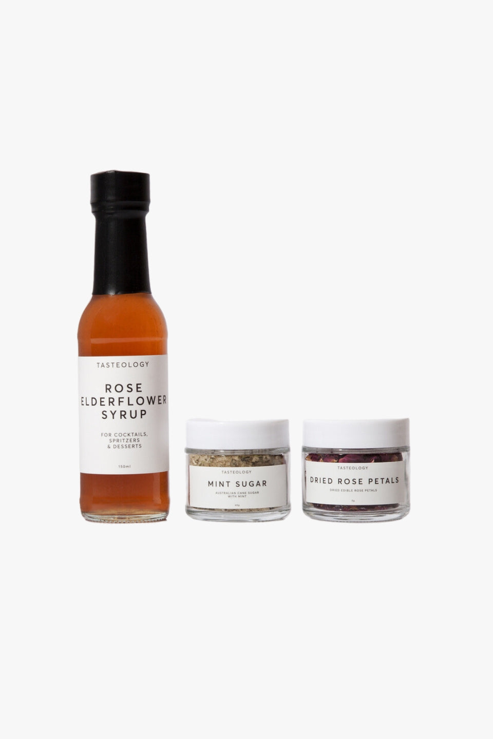 Premium Elderflower & Rose Cocktail Kit - DIY Floral Mixing Set for Home Bartending | Perfect for Romantic Date Nights & Garden Parties