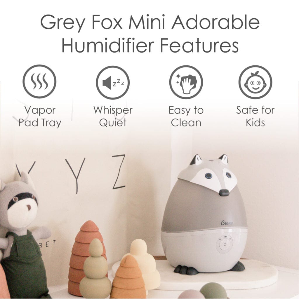 Adorable Mini Humidifier & Aroma Diffuser for Home, Office, Nursery | Compact Ultrasonic Air Moisturizer with Essential Oil Tray - Perfect for Dry Skin, Allergies, and Better Sleep
