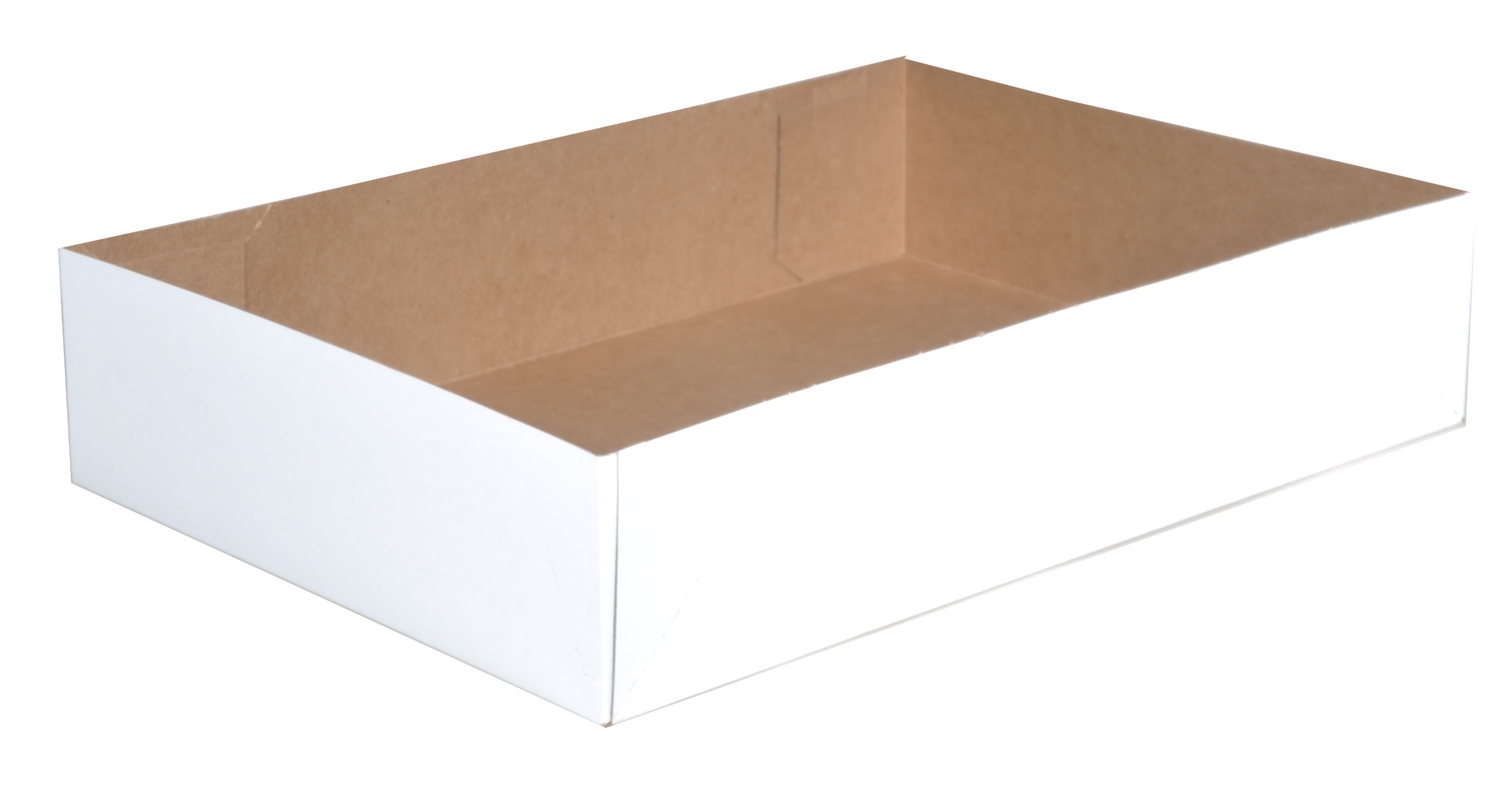 Southern Champion Tray 1230 White Clay Coated Kraft Paperboard Donut Tray - 14