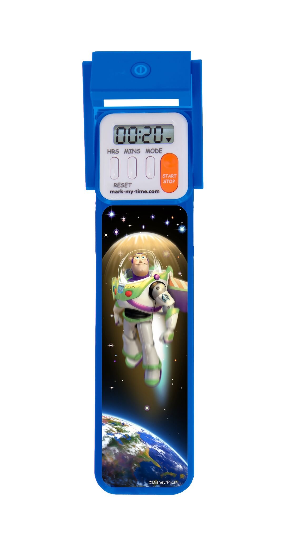Disney Buzz Lightyear Digital Book Light with Timer - 3D LED Reading Light for Kids, Perfect for Bedtime Stories & Study Sessions
