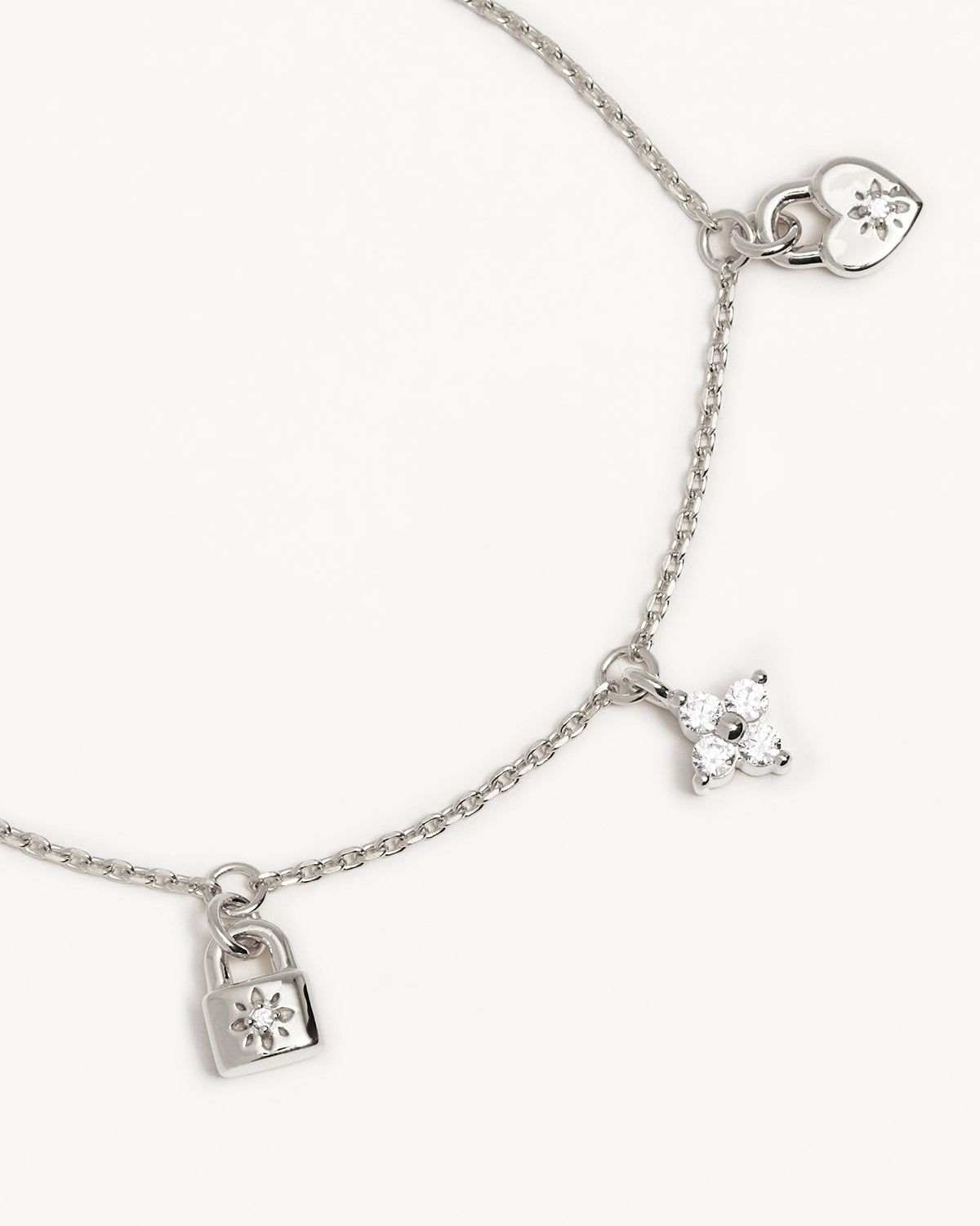 925 Sterling Silver Love Unlocked Charm Bracelet for Women - Romantic Gift for Anniversary, Valentine's Day & Special Occasions