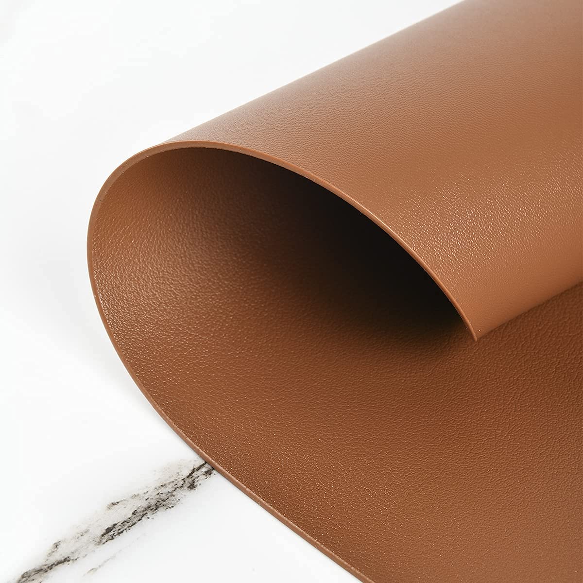 Premium Faux Leather Placemats Set of 4 - Waterproof & Heat Resistant Table Mats for Kitchen, Dining Room, Indoor & Outdoor Use - Perfect for Daily Meals, Dinner Parties, and Outdoor Entertaining