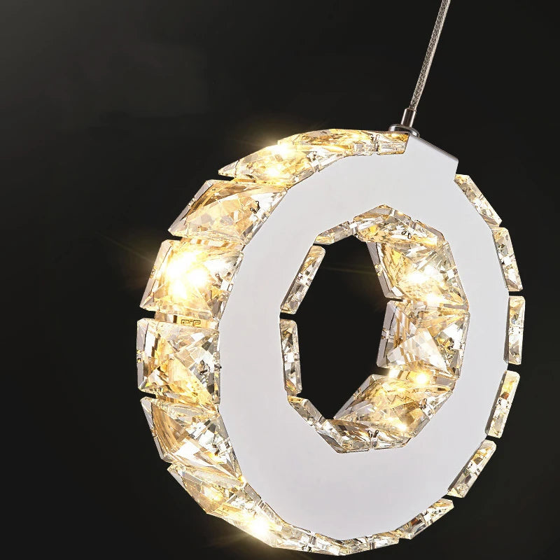Luxury Gold Crystal Spiral Chandelier - Elegant Ceiling Light Fixture for Staircase, Foyer, Entryway & Grand Hallway - Perfect for Modern Home Decor & Wedding Venue Lighting