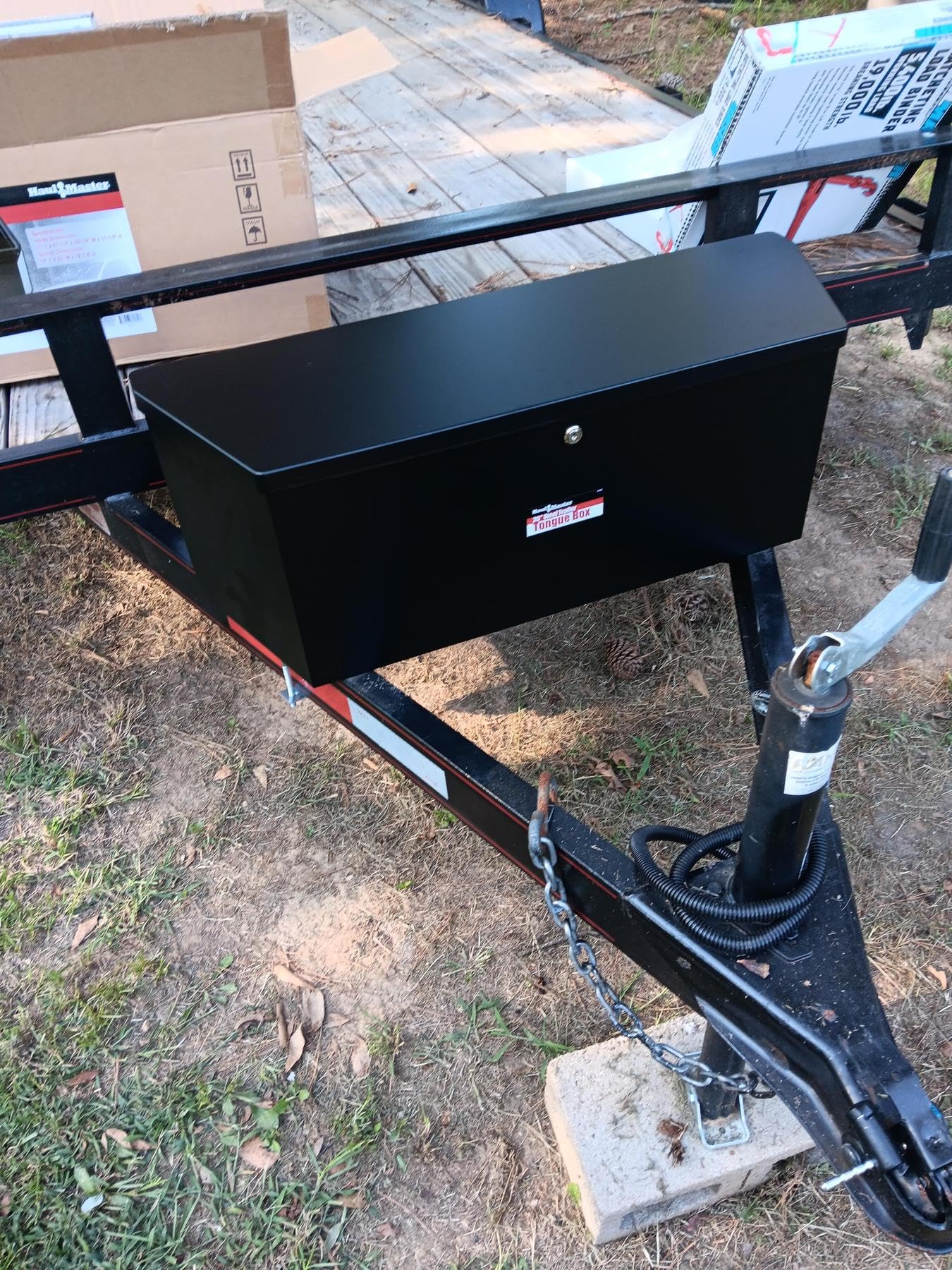 2.31 Cu. Ft. Steel Truck Bed Tool Box with Lock & Keys - Heavy Duty Weatherproof Storage for Pickup Trucks - Perfect for Construction Tools, Camping Gear & Work Equipment