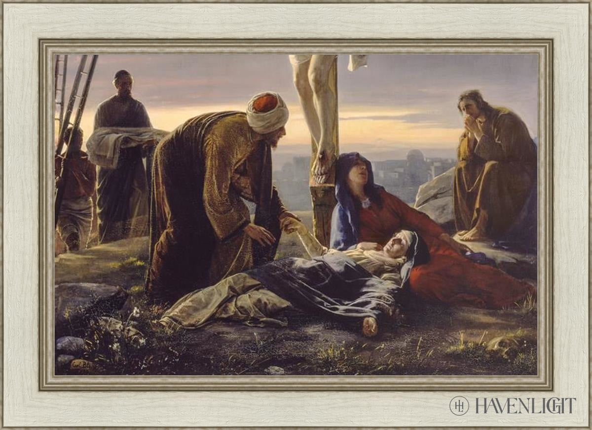 Cross By Carl Bloch - Elegant Christian Wall Art for Home & Church Decor - Perfect for Gifts, Prayer Rooms & Religious Inspirations