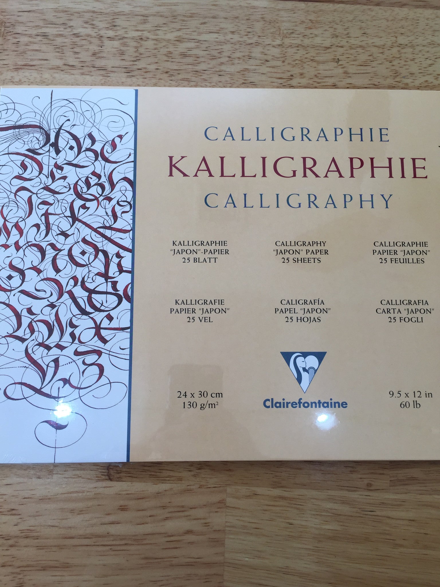 Clairefontaine Kalligraphie Pad - Premium Calligraphy Practice Paper for Beginners & Professionals | Perfect for Hand Lettering, Wedding Invitations & Art Projects