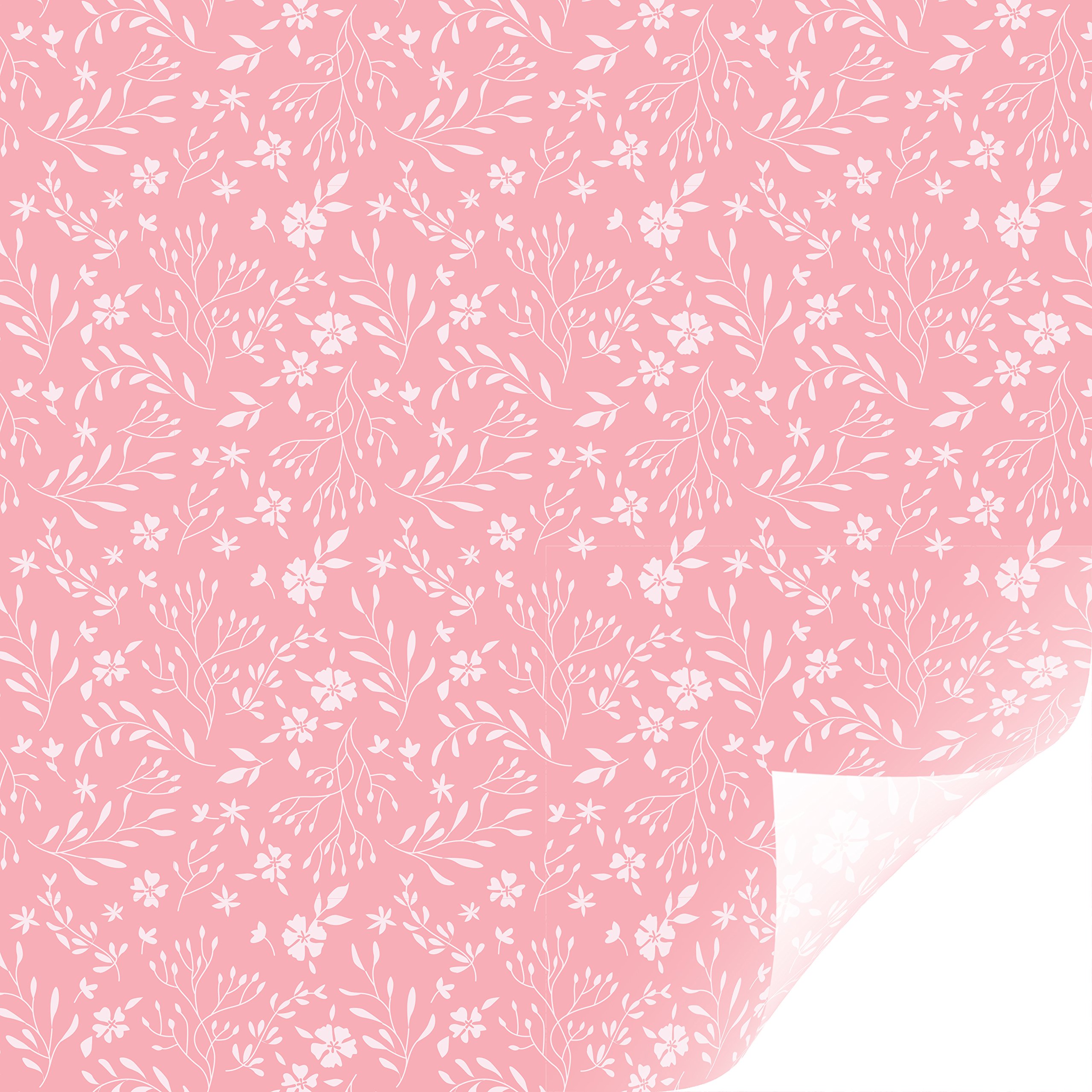 Cricut Patterned Iron On Vinyl - In Bloom Pink, 12