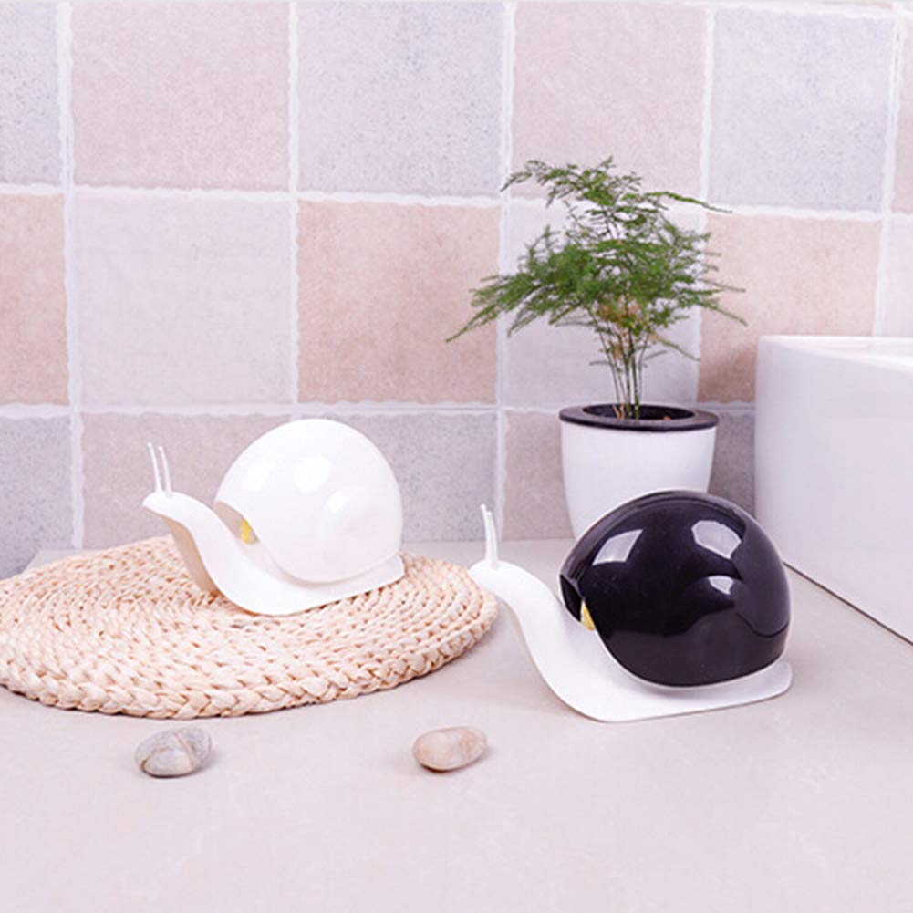 Snail-Shaped Press-Type Liquid Soap Dispenser - 120ml White PP Hand Wash Dispenser for Bathroom, Kitchen & Travel | Home, Hotel & Office Use