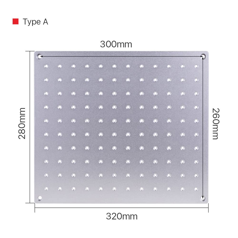 Cloudray Fiber Laser Marking Work Table - 320x280mm Aluminum Work Platform for Laser Engraving Machines | Perfect for Jewelry, Electronics & Metal Marking