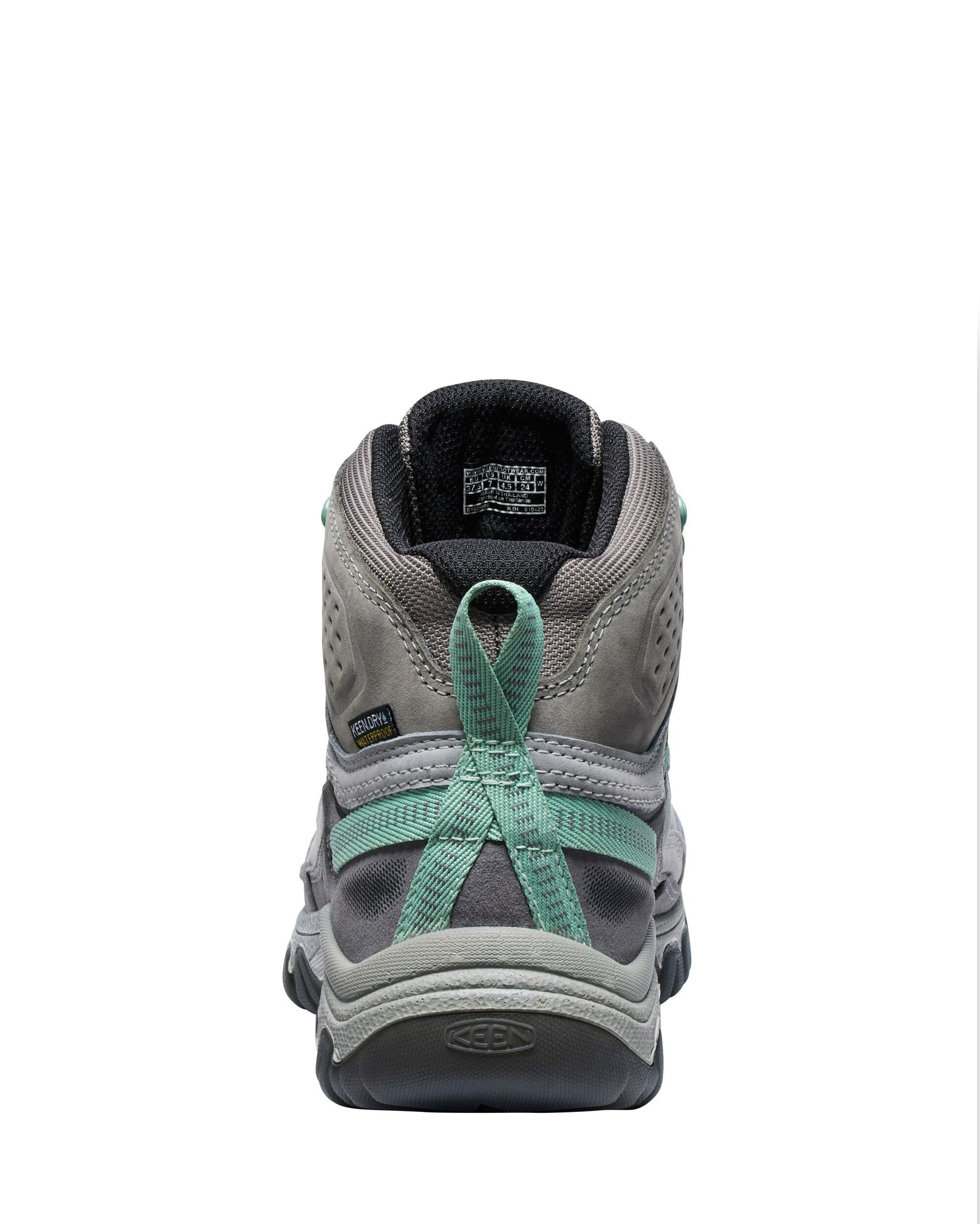 Keen Targhee IV Waterproof Hiking Boots for Women - Alloy/Granite Green - Lightweight & Durable for Trail Hiking, Backpacking & Outdoor Adventures