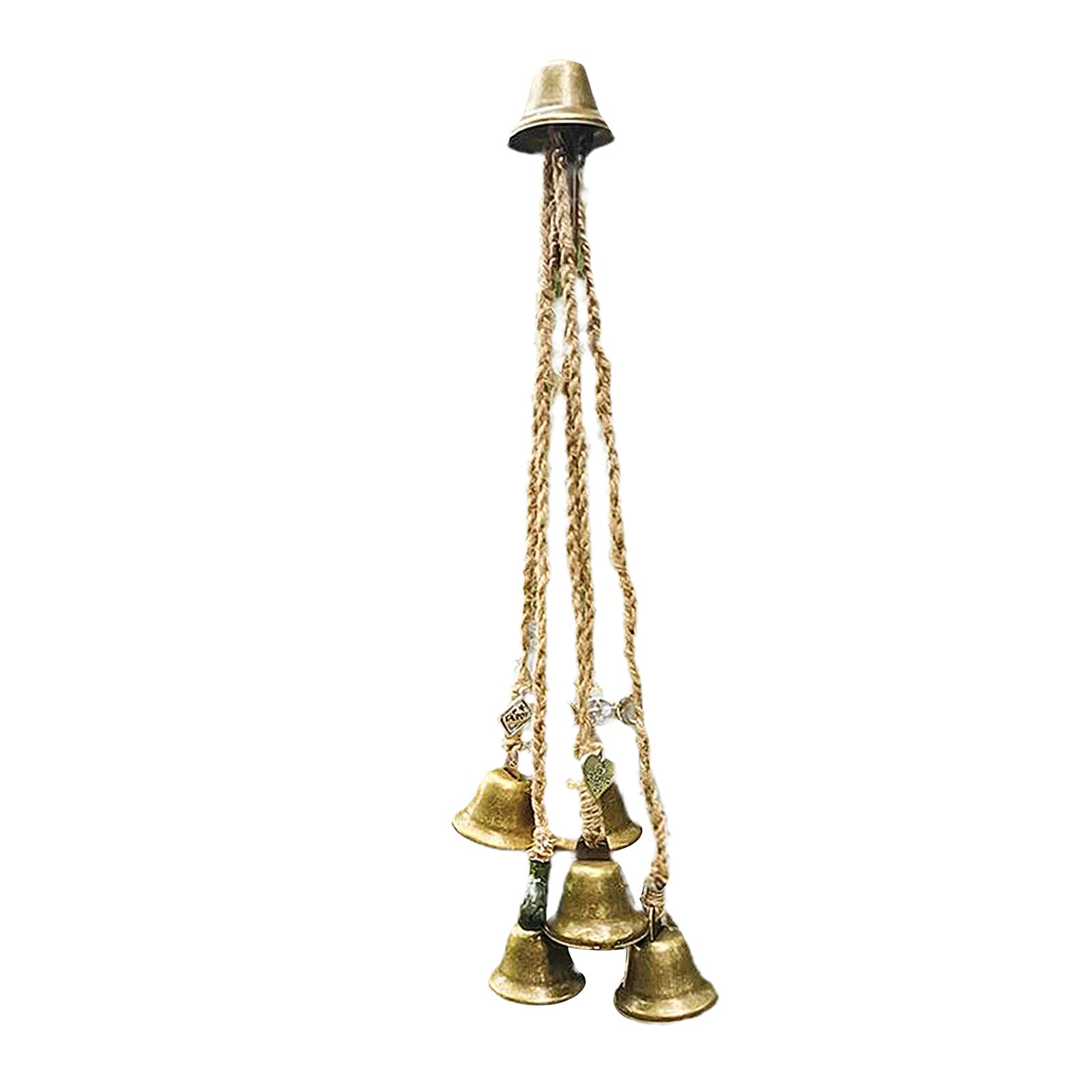 Witch Bells for Home Protection - Evil Spirit Wind Chimes & Blessing Bells Hanging Door Decor - Negative Energy Blocking Charm for Front Door, Garden, Patio - Perfect Witchcraft Decor Gift for Housewarming & Spiritual Cleansing