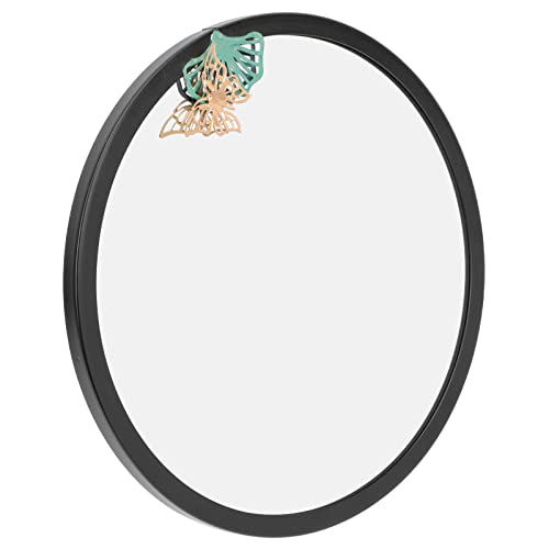 FOMIYES LED Wall Mounted Makeup Mirror - Round Vanity Mirror with Adjustable Lighting, Nordic Style Bathroom Decor for Bedroom & Dressing Room